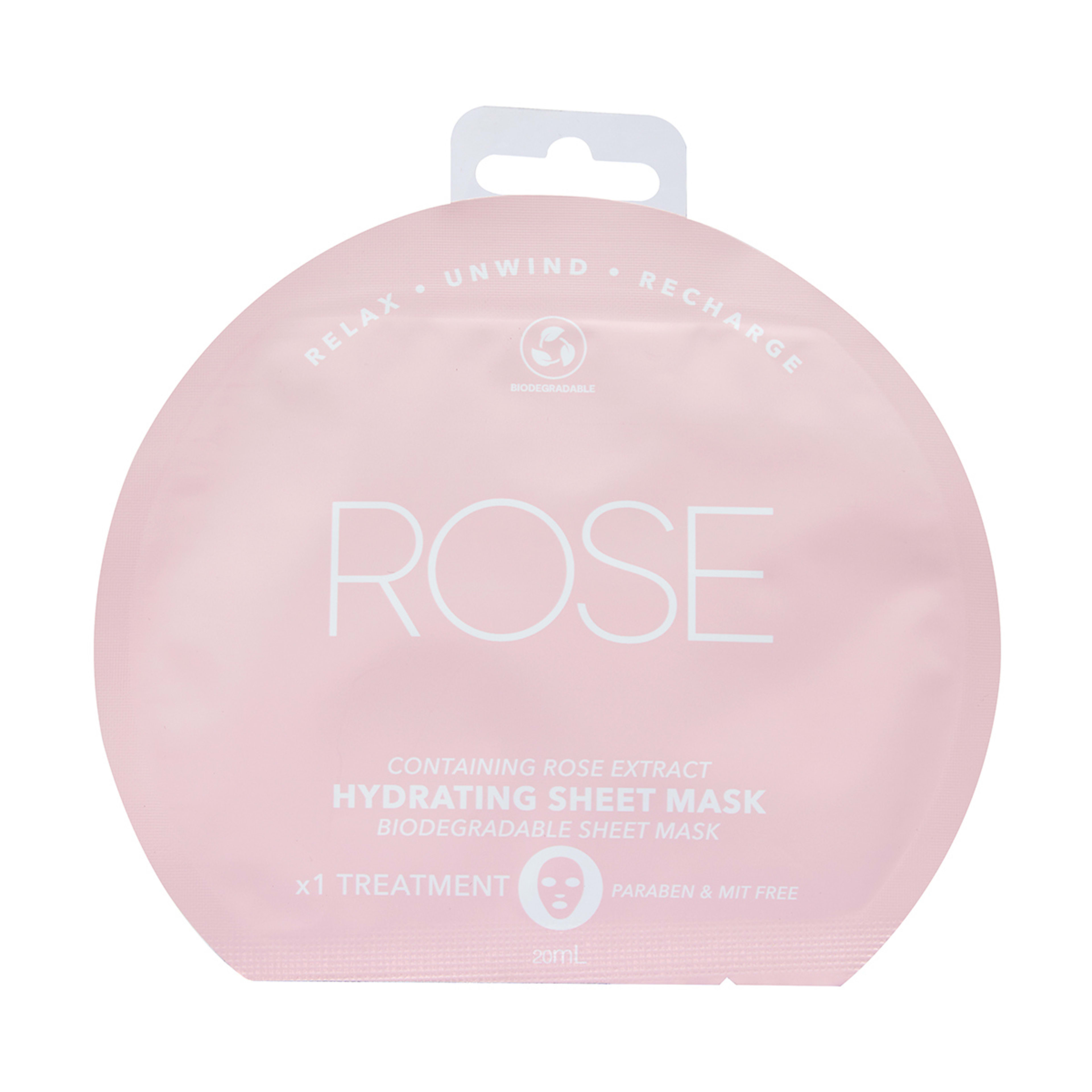1 Hydrating Sheet Mask - Rose
