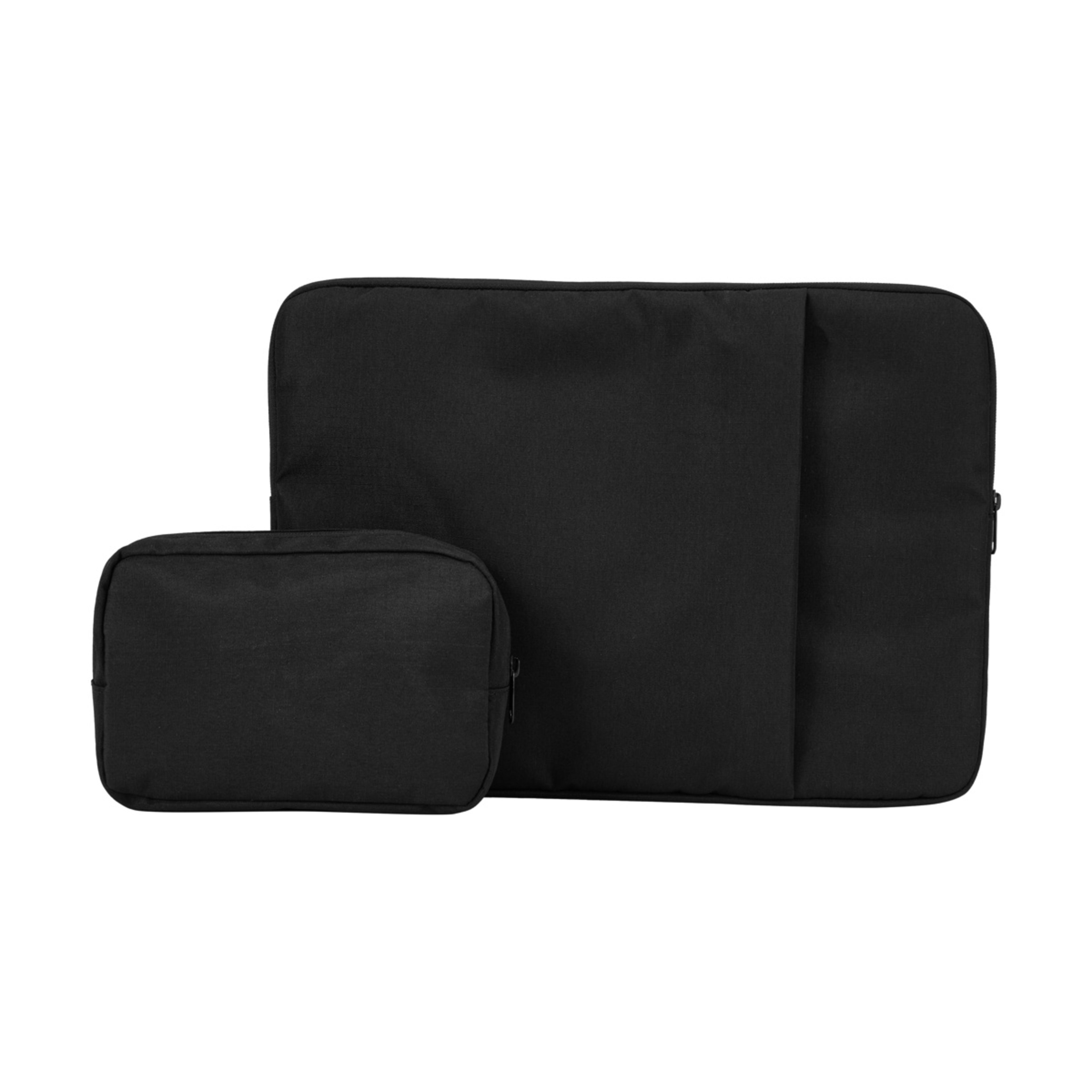 1 15in. Laptop Sleeve with Cable Case - Black