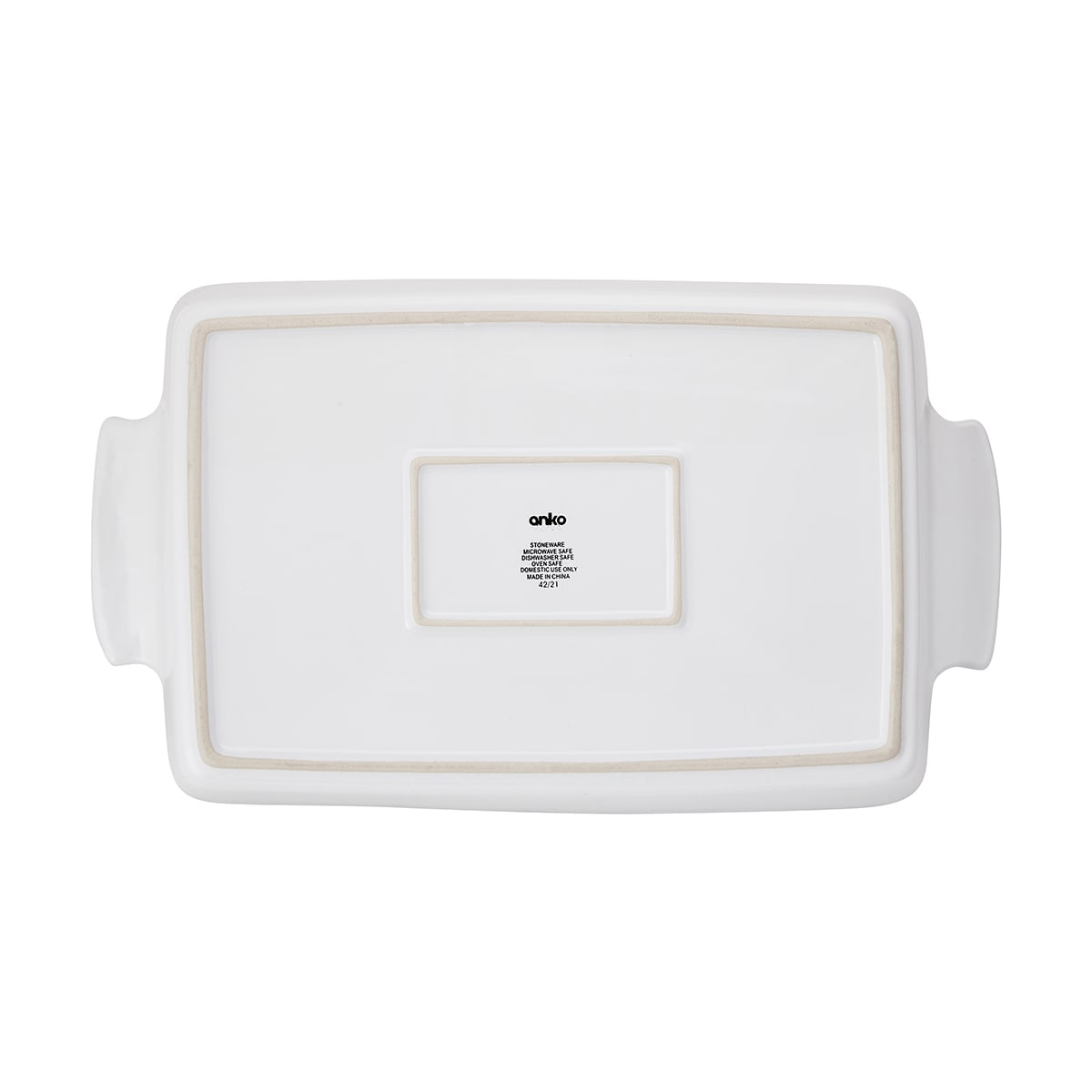 Rectangle Baker Tray - White - Kmart