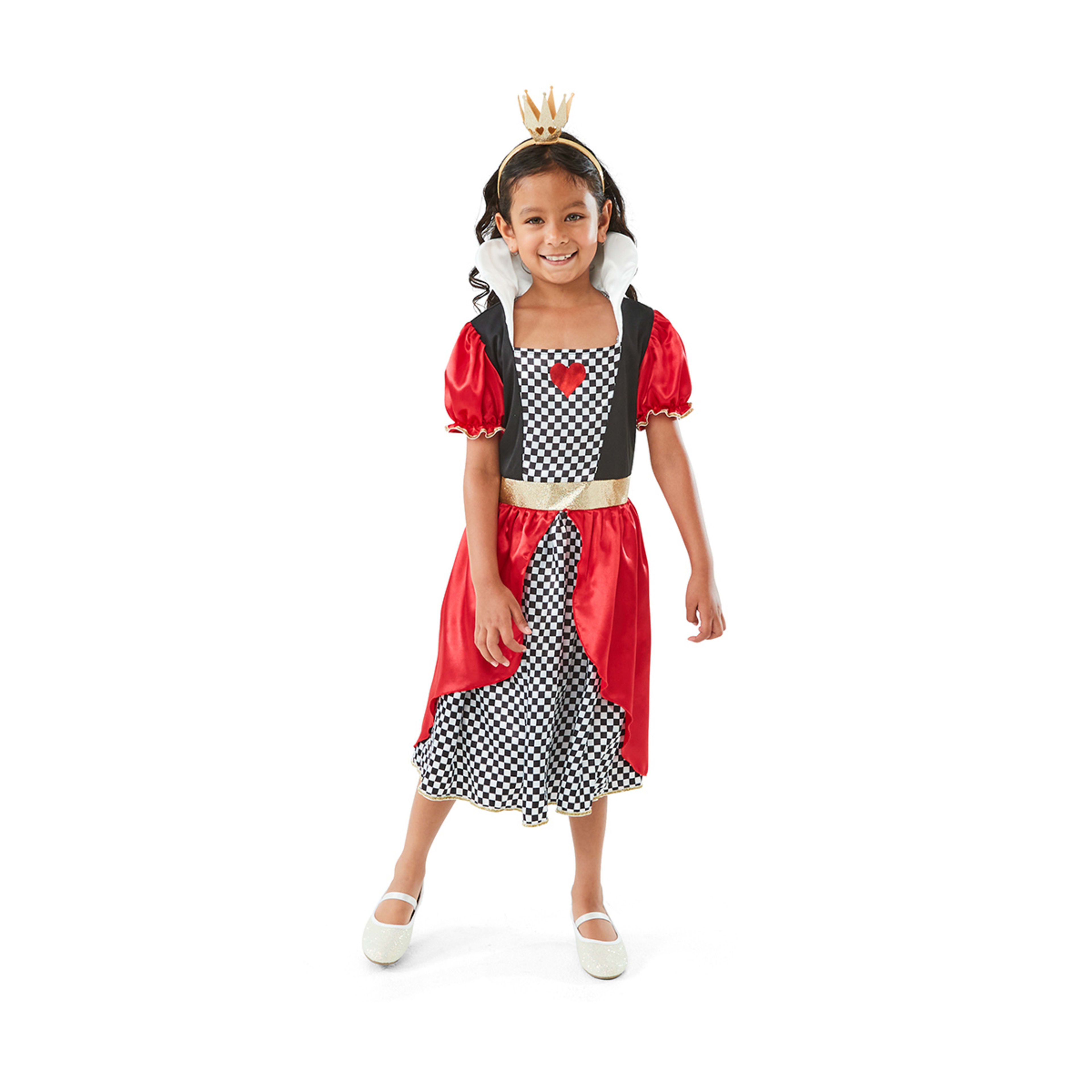 2 Queen of Hearts Costume - Ages 6-8, 2 of 10