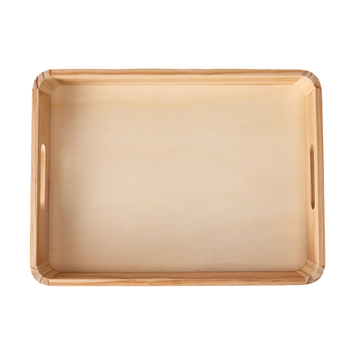 Craft Wooden Curved Tray - Kmart