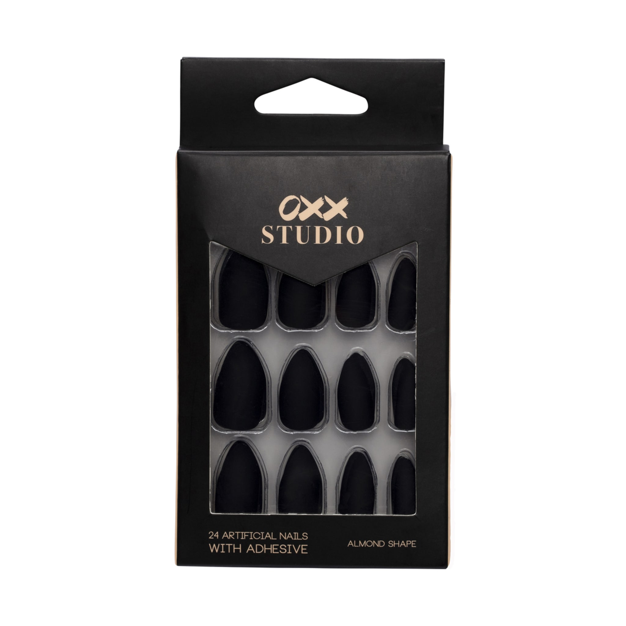OXX Studio 24 Pack Artificial Nails with Adhesive Kmart