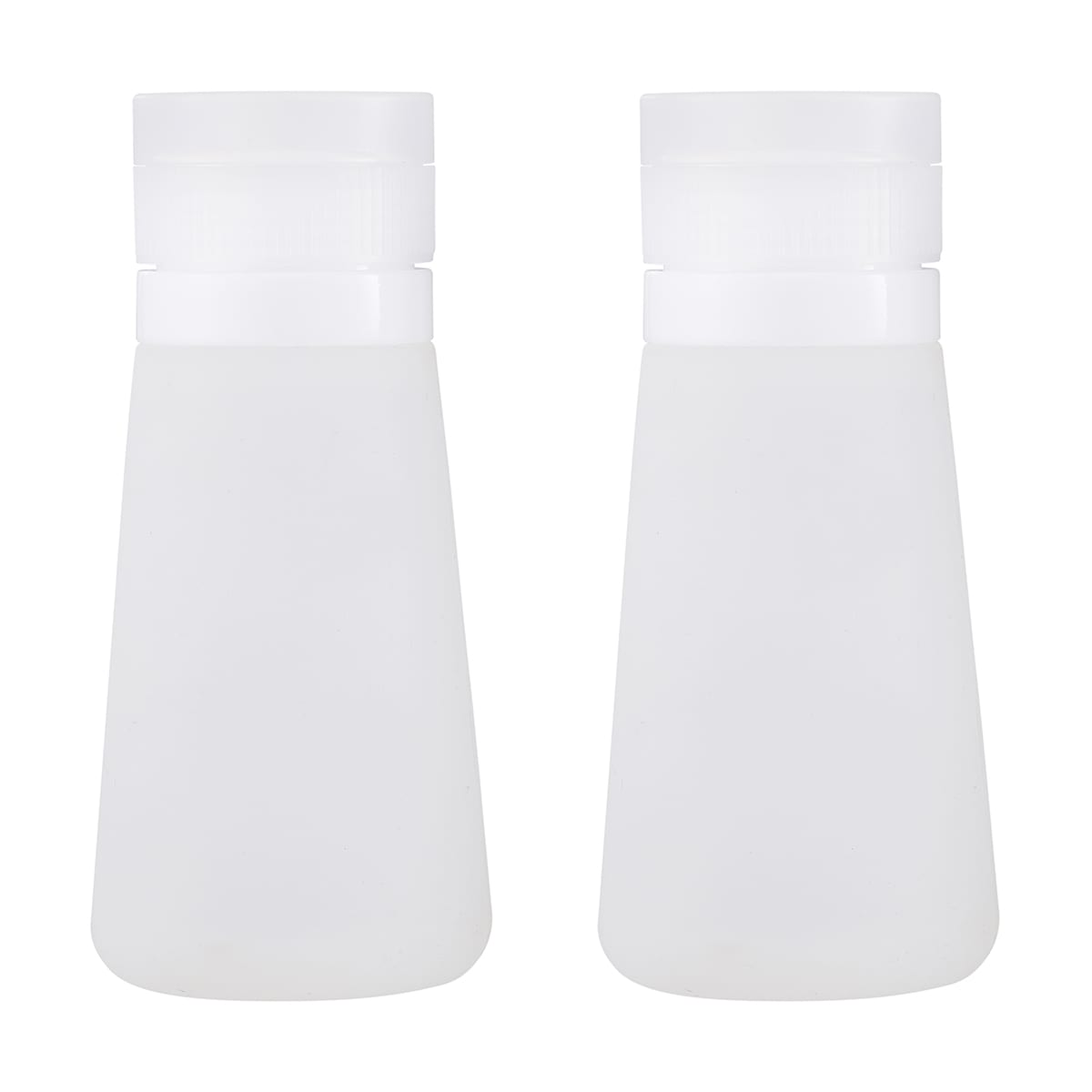 2 Pack Travel Bottles Clear Kmart
