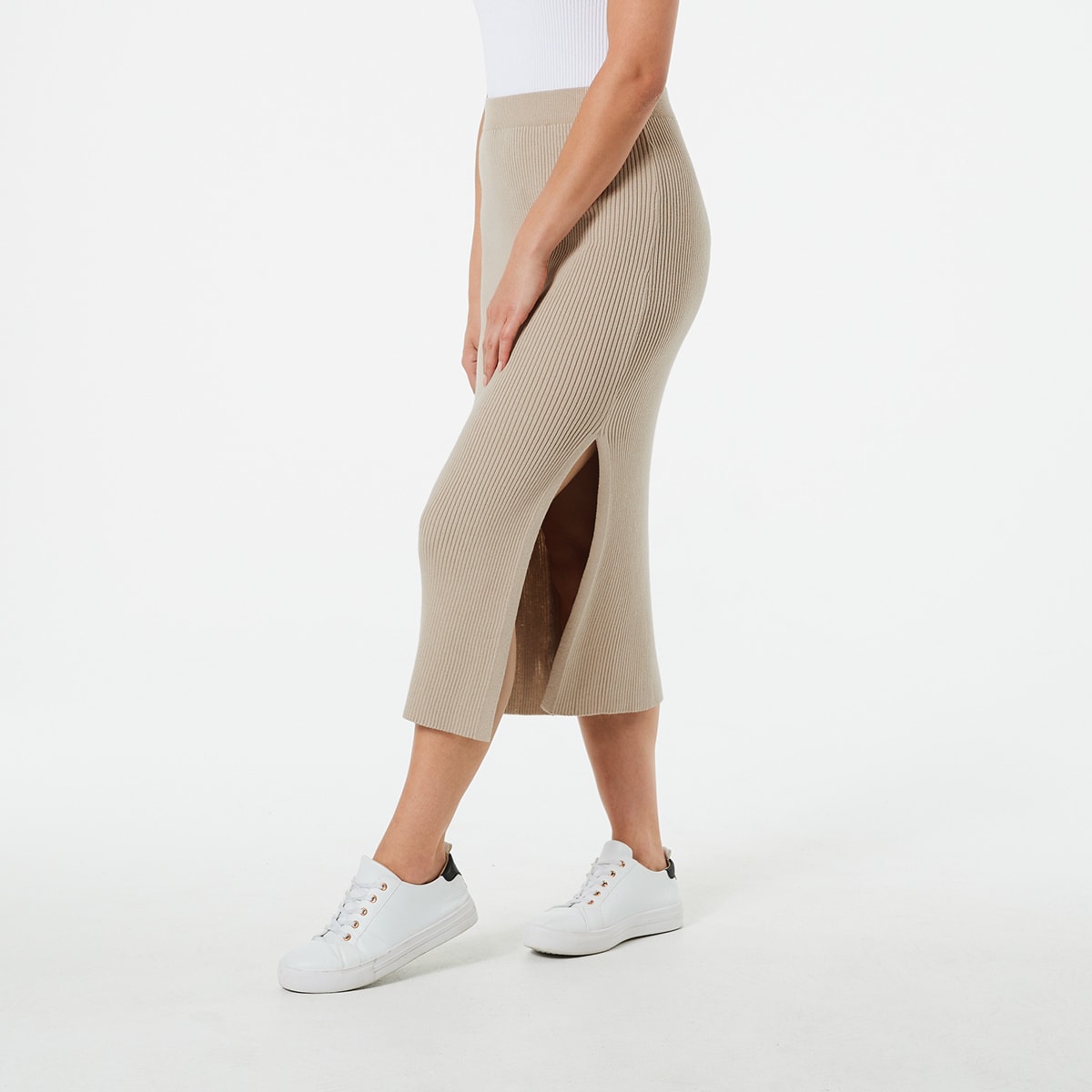 Rib Column Skirt - Kmart