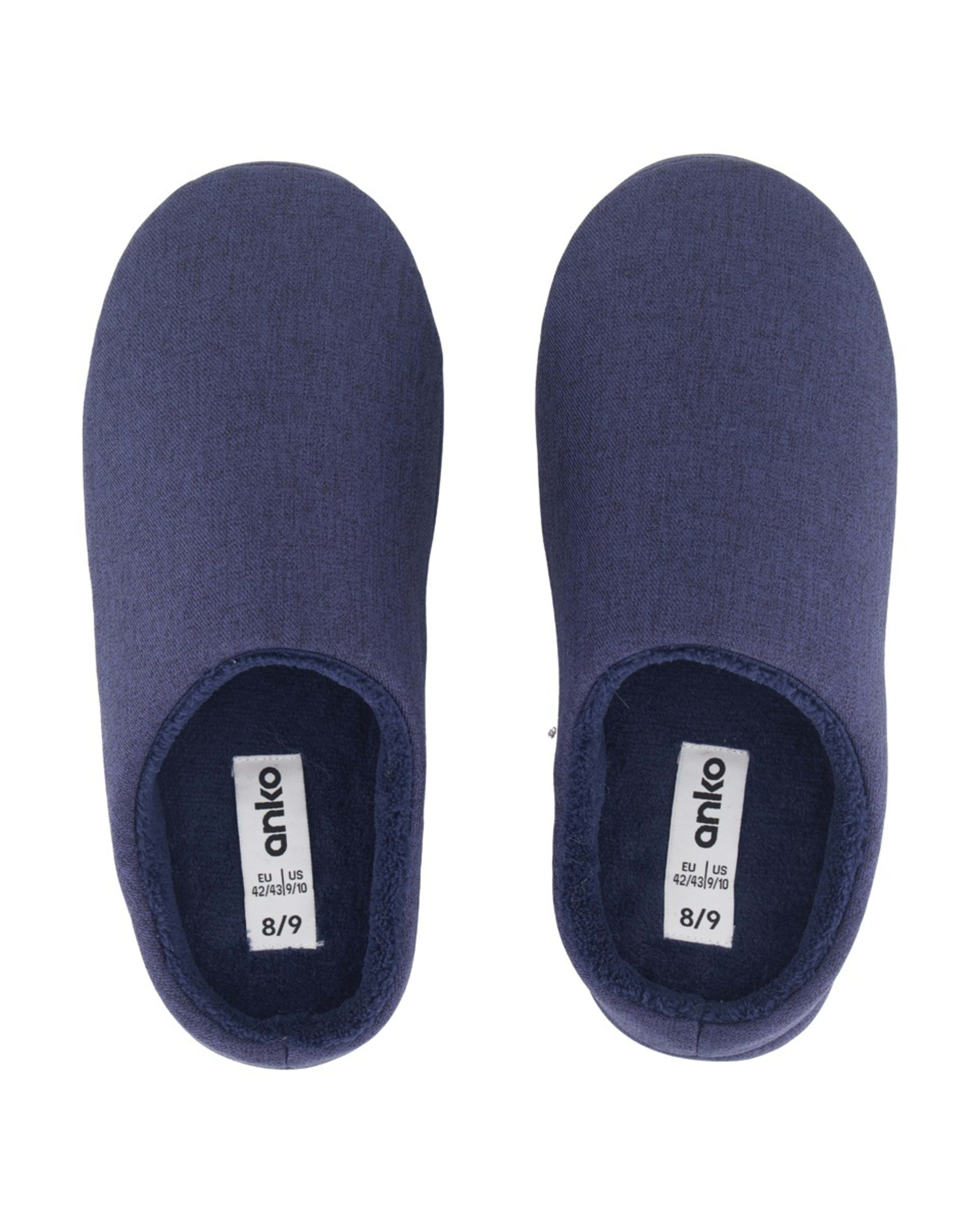 2 Slipper Scuffs BLUE NAVY, 2 of 3