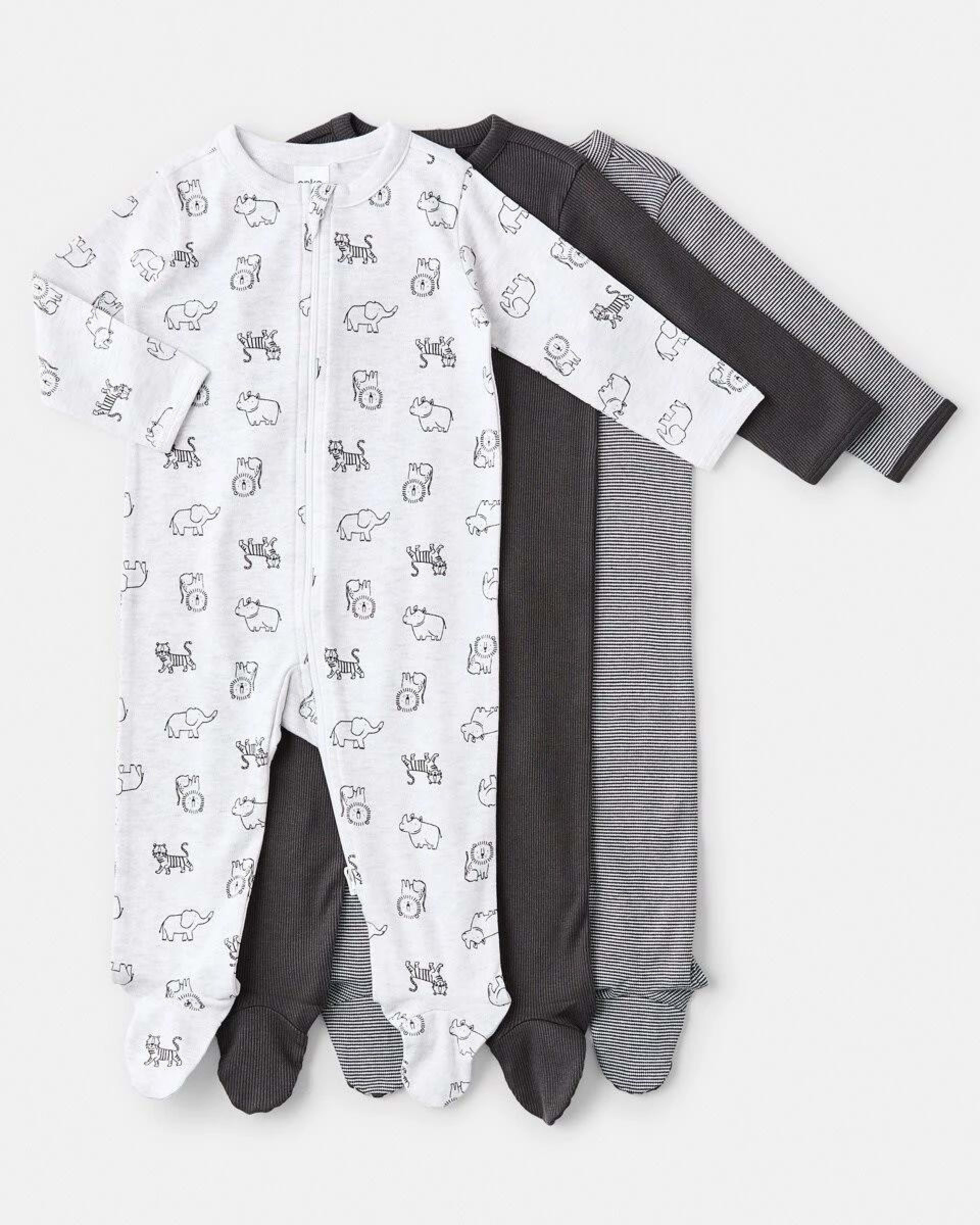 1 3 Pack Coveralls ASPHALT SAFARI, 1 of 8