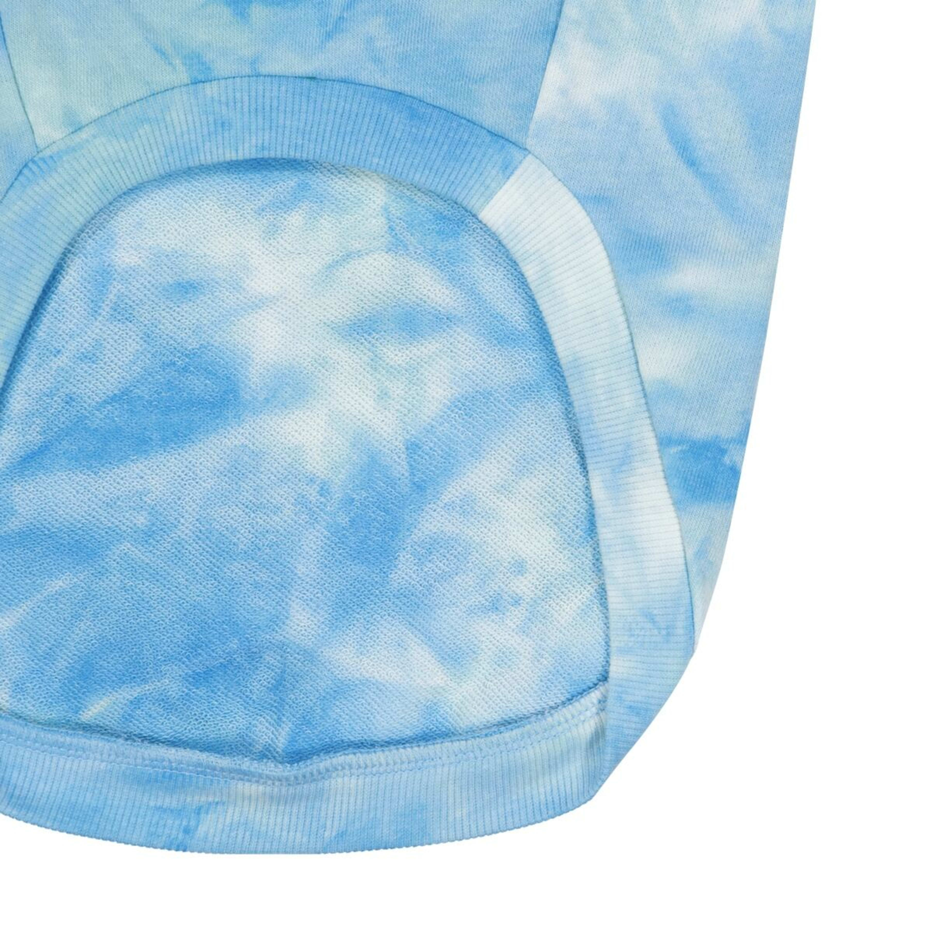 8 Pet Hoodie Tie Dye - Large, Blue, 8 of 10