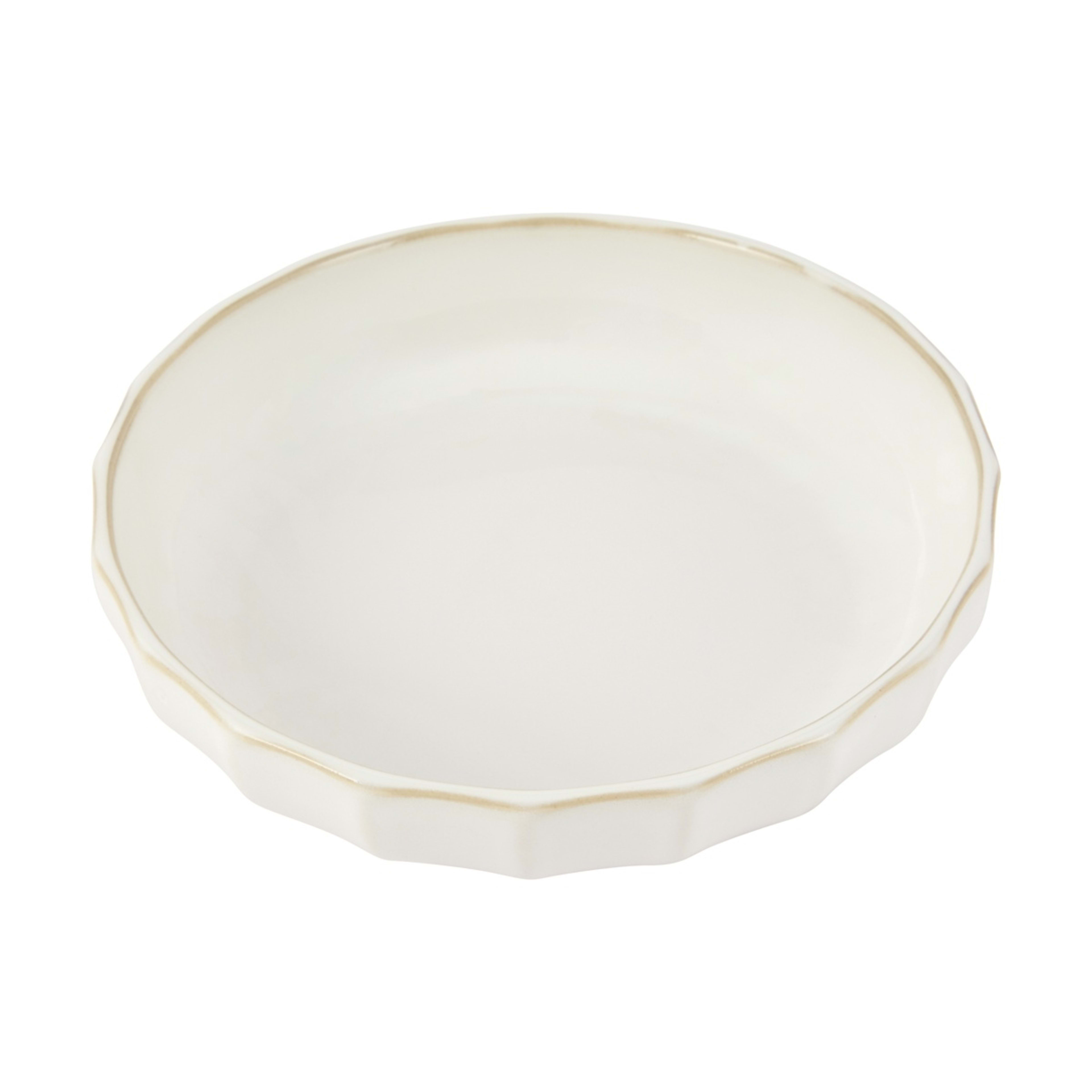 1 White Petal Large Bowl