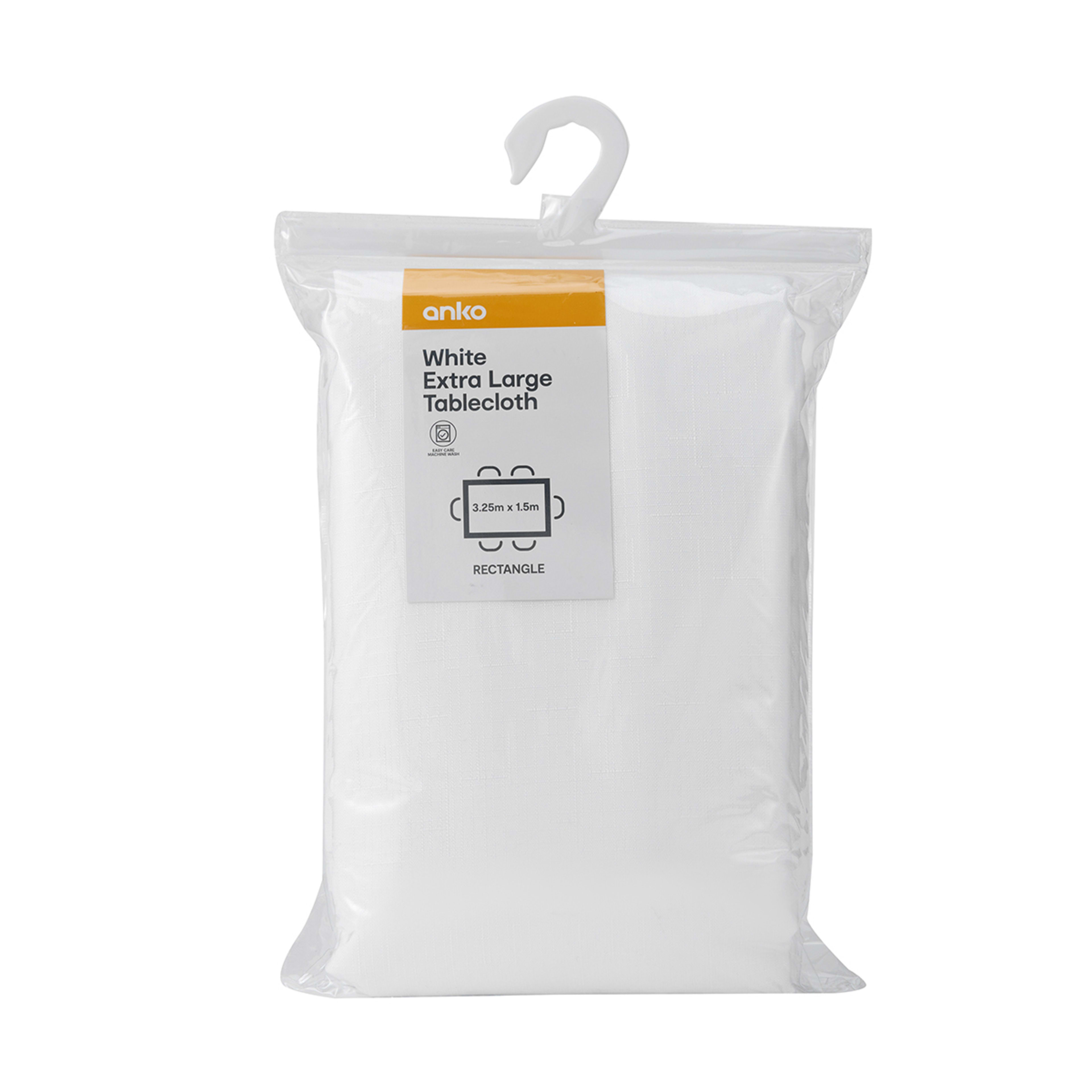 5 White Extra Large Tablecloth, 5 of 5