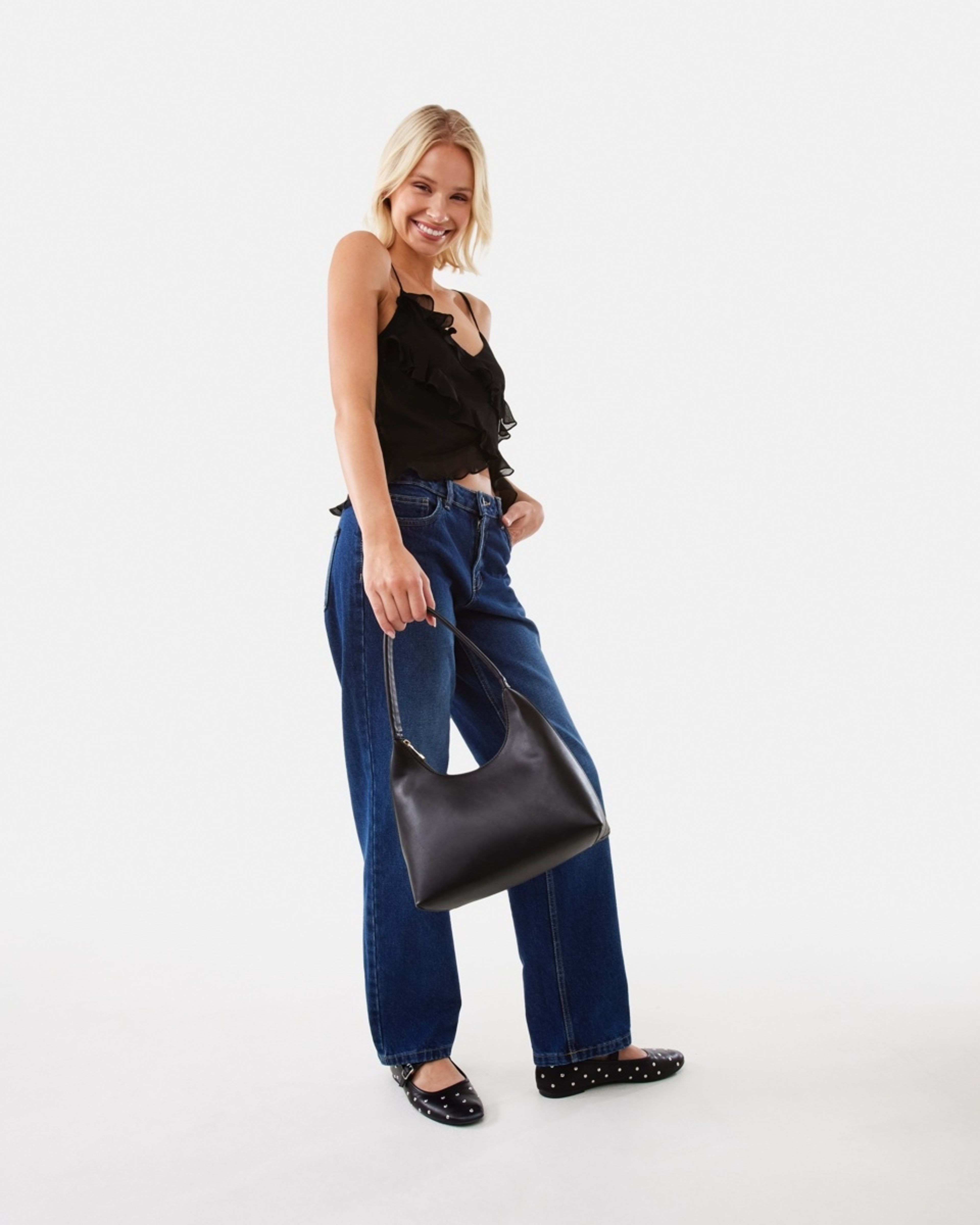 8 Shoulder Bag Black, 8 of 10