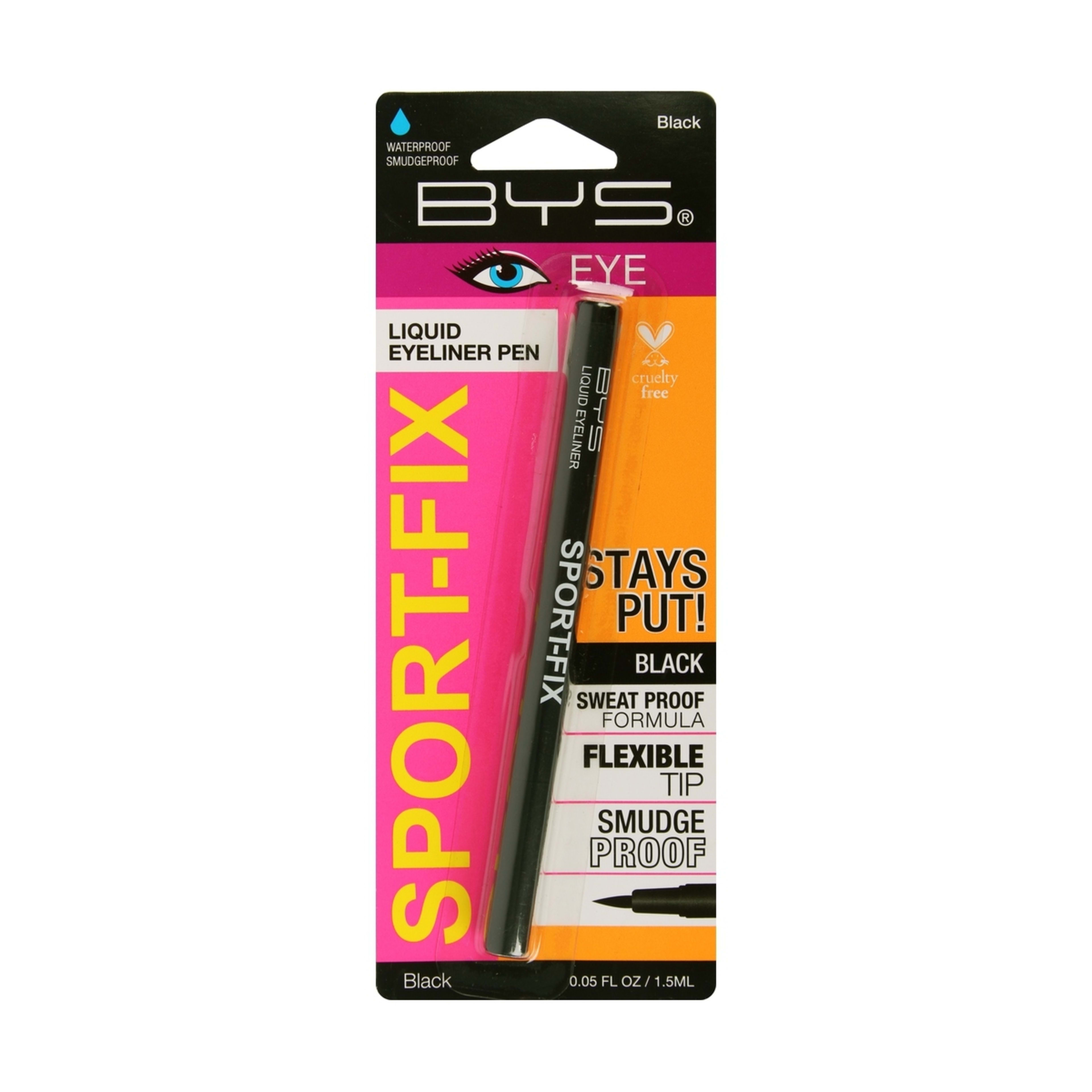 1 BYS Sport-Fix Liquid Eyeliner Pen - Black