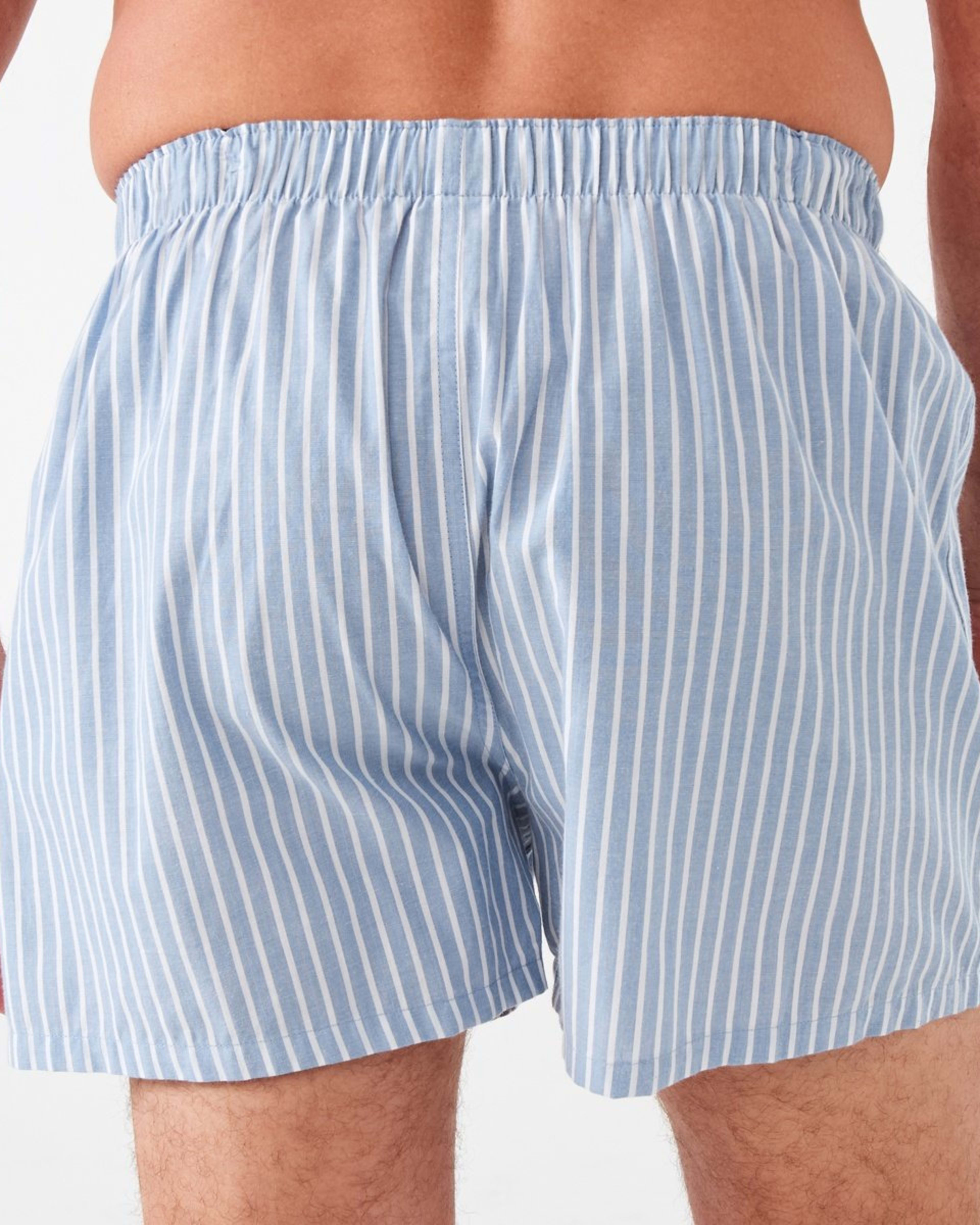 6 3 Pack Alpha Classic Woven Boxers SHAVE STRIPE, 6 of 7