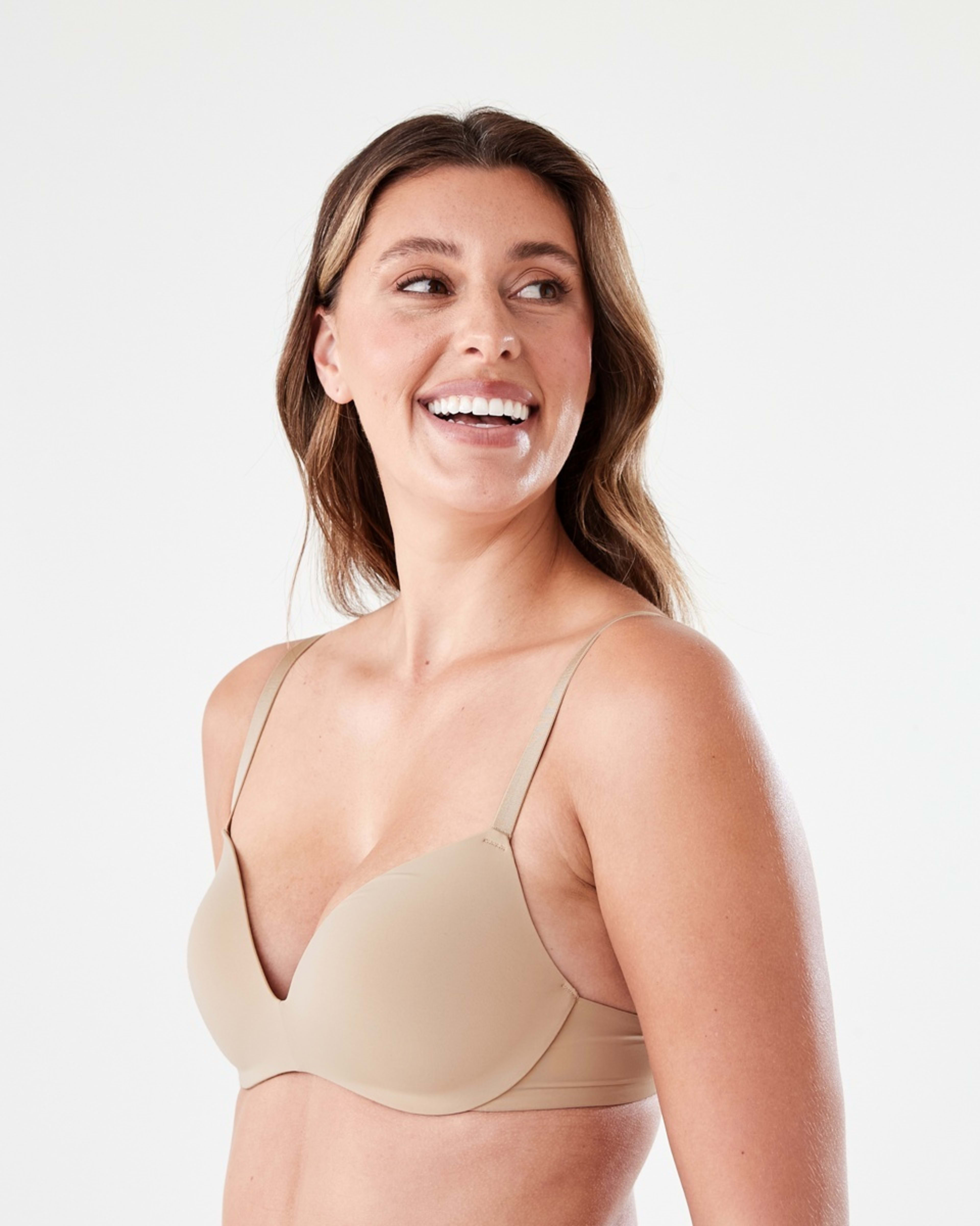 5 2 Pack Wirefree Push-Up Lift Bra BLACK, LIGHT FAWN, 5 of 9
