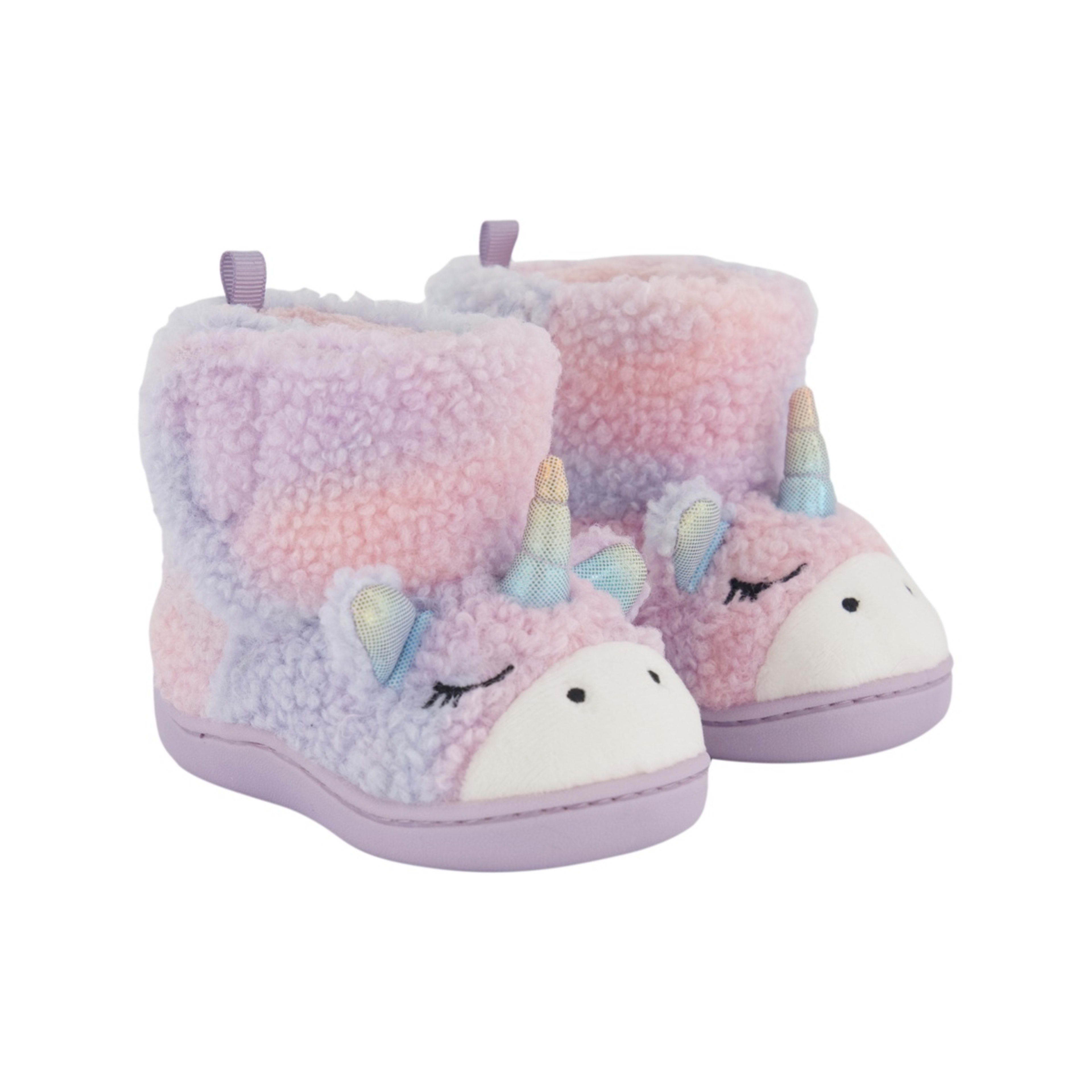 2 Baby Slipper Boots Pastel Ombre, 2 of 4