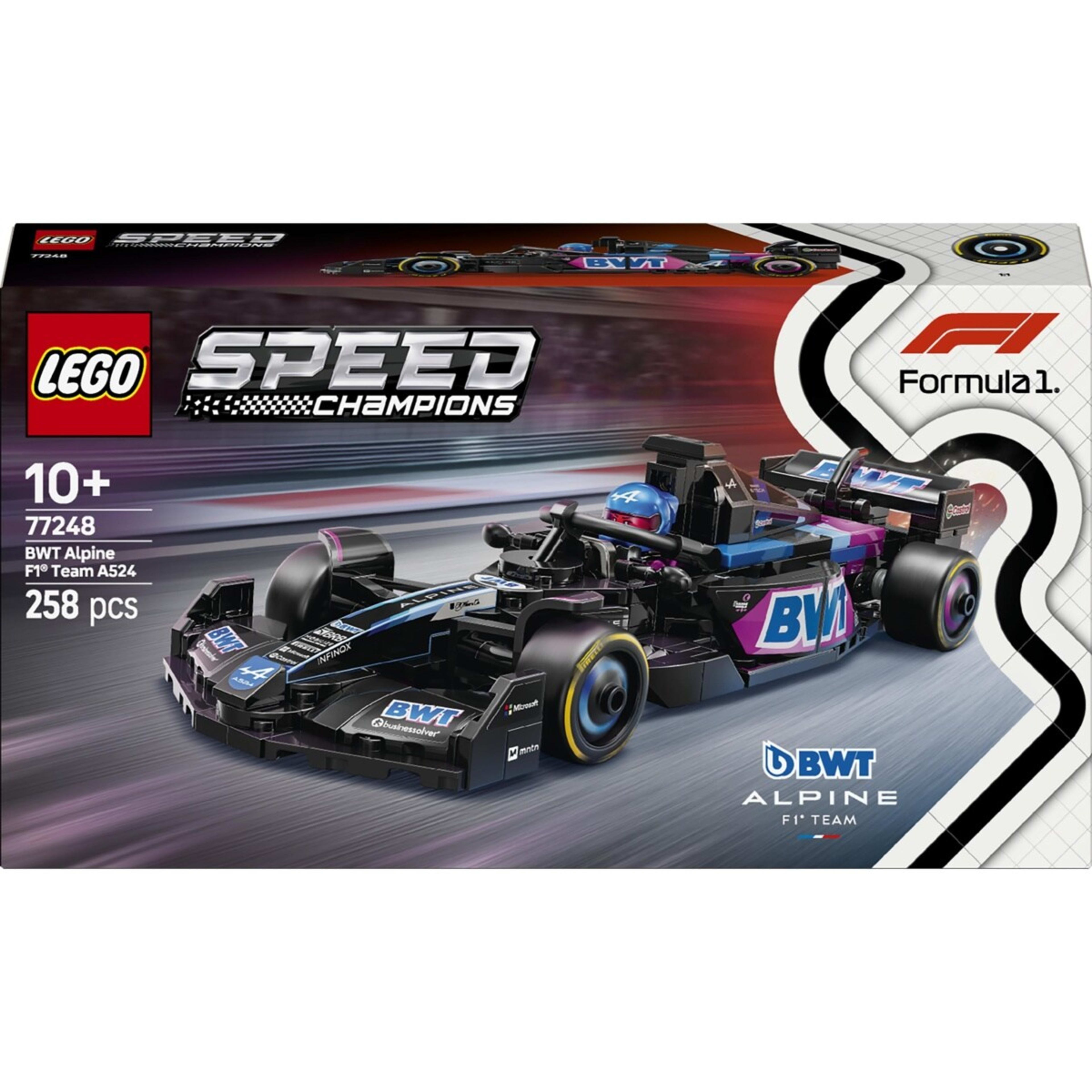 1 LEGO Speed Champions BWT Alpine F1 Team A524 Race Car 77248, 1 of 11