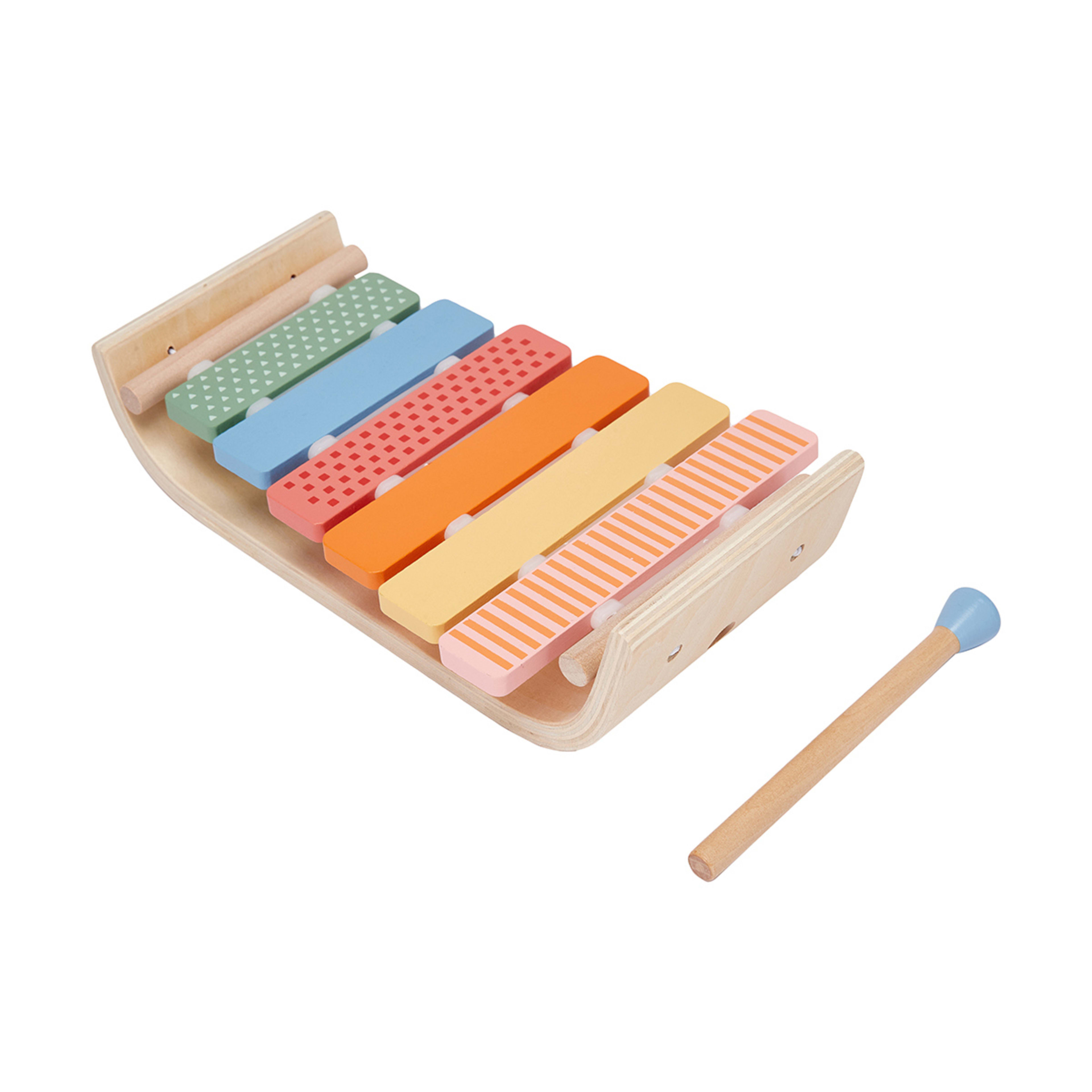 Wooden Curved Xylophone Kmart