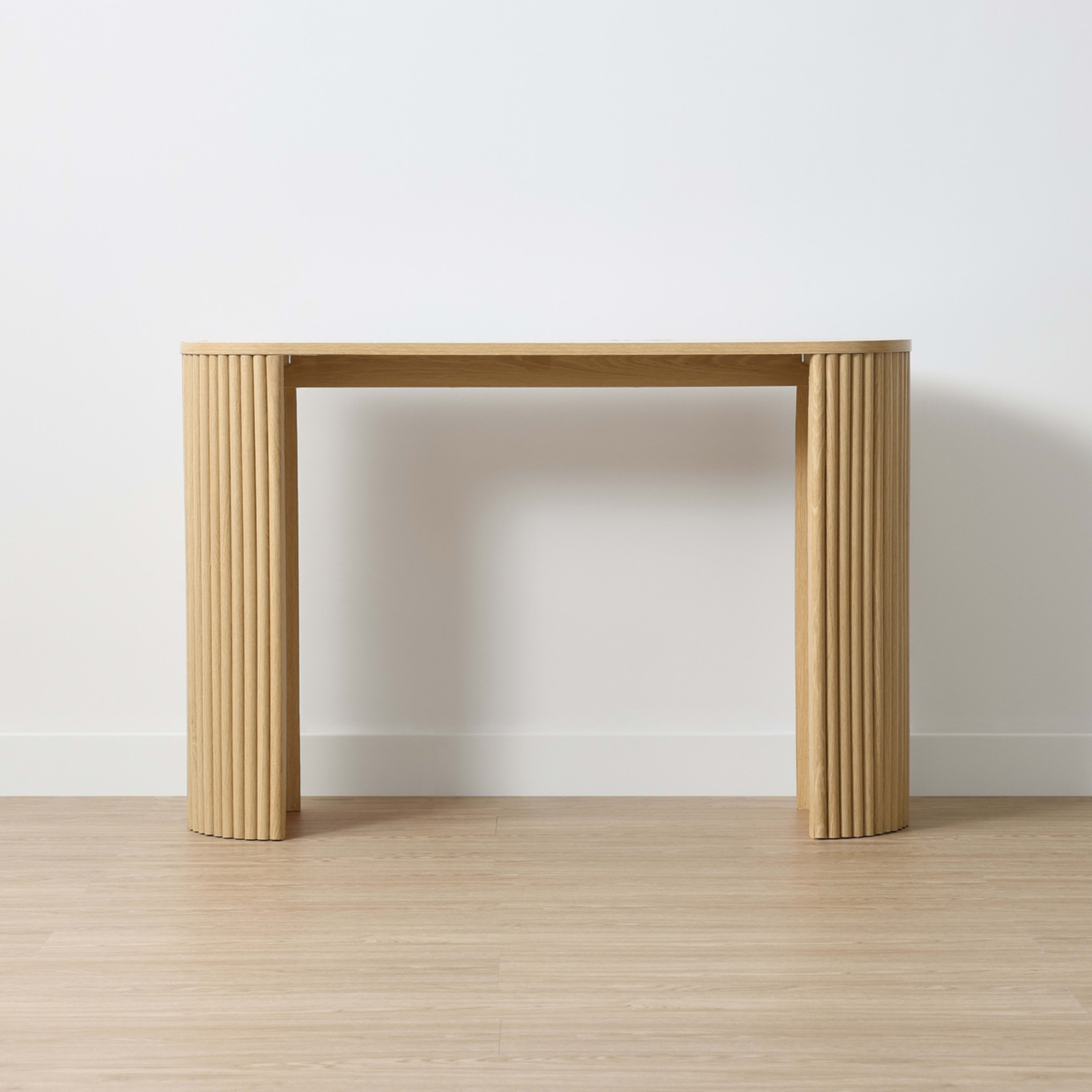 3 Ribbed Console Table, 3 of 10