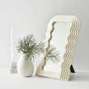 Wavy Mirror - White - Kmart