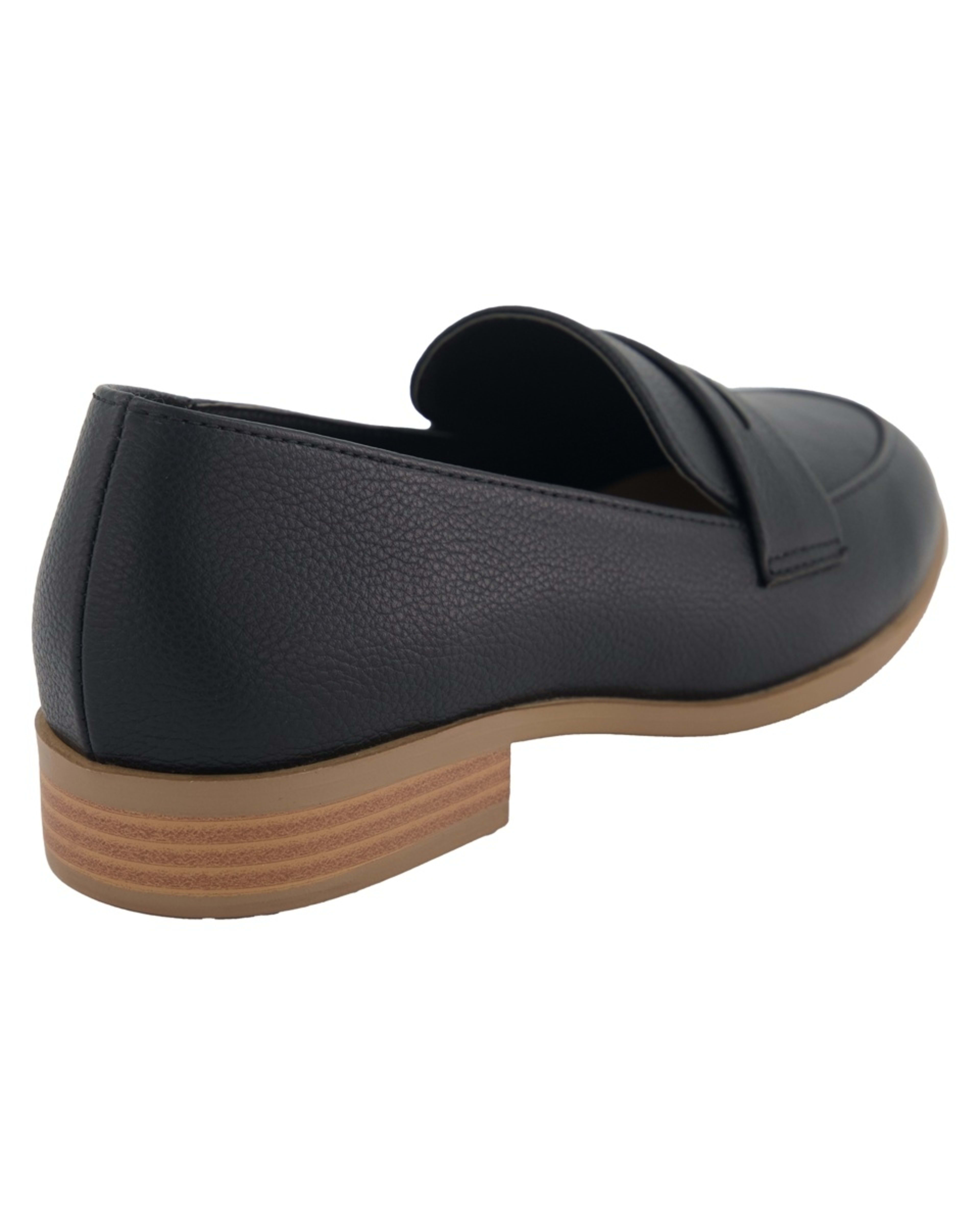 4 Saddle Loafer Flats Black, 4 of 5