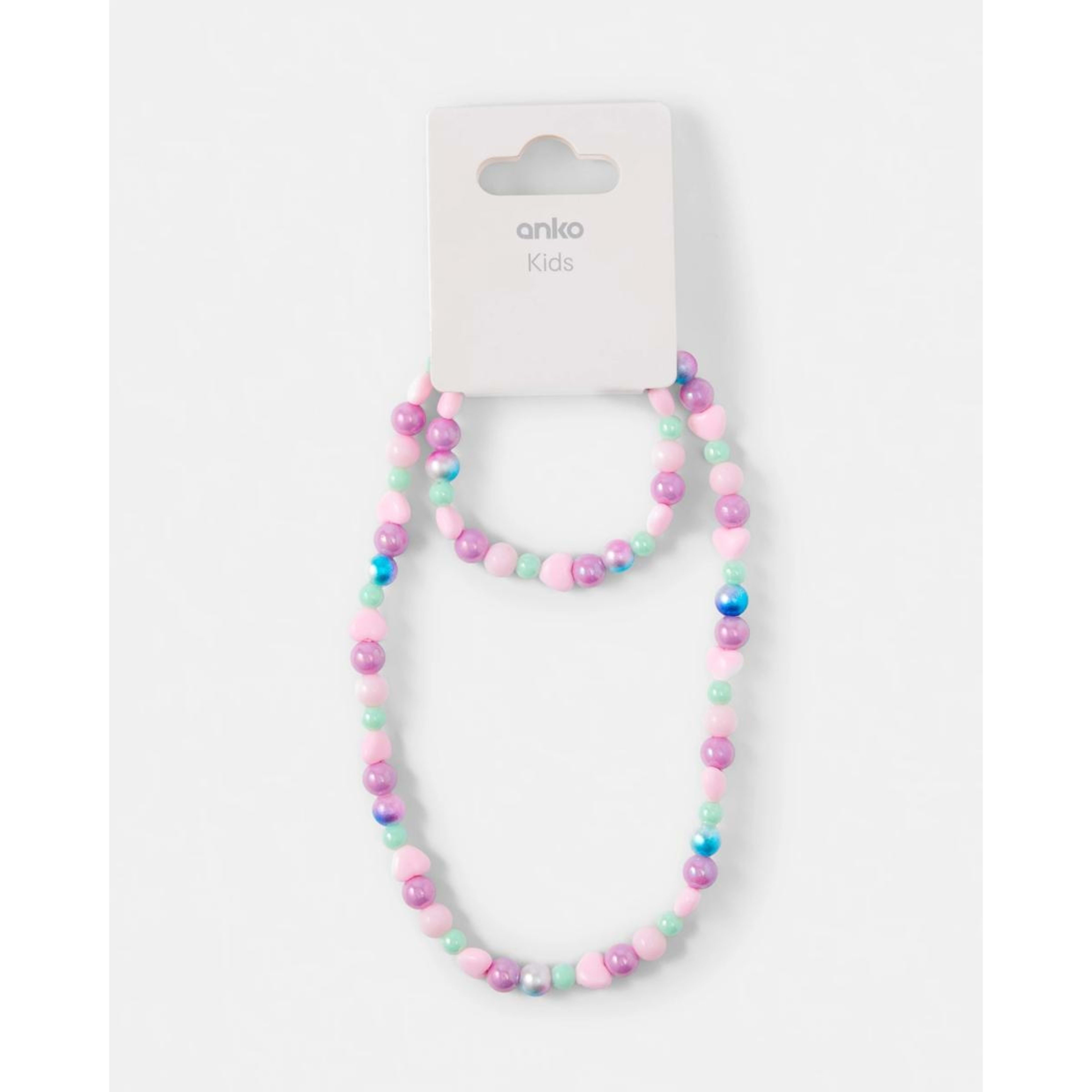 4 2 Pack Starfish Necklace and Bracelet Set - Purple, 4 of 4