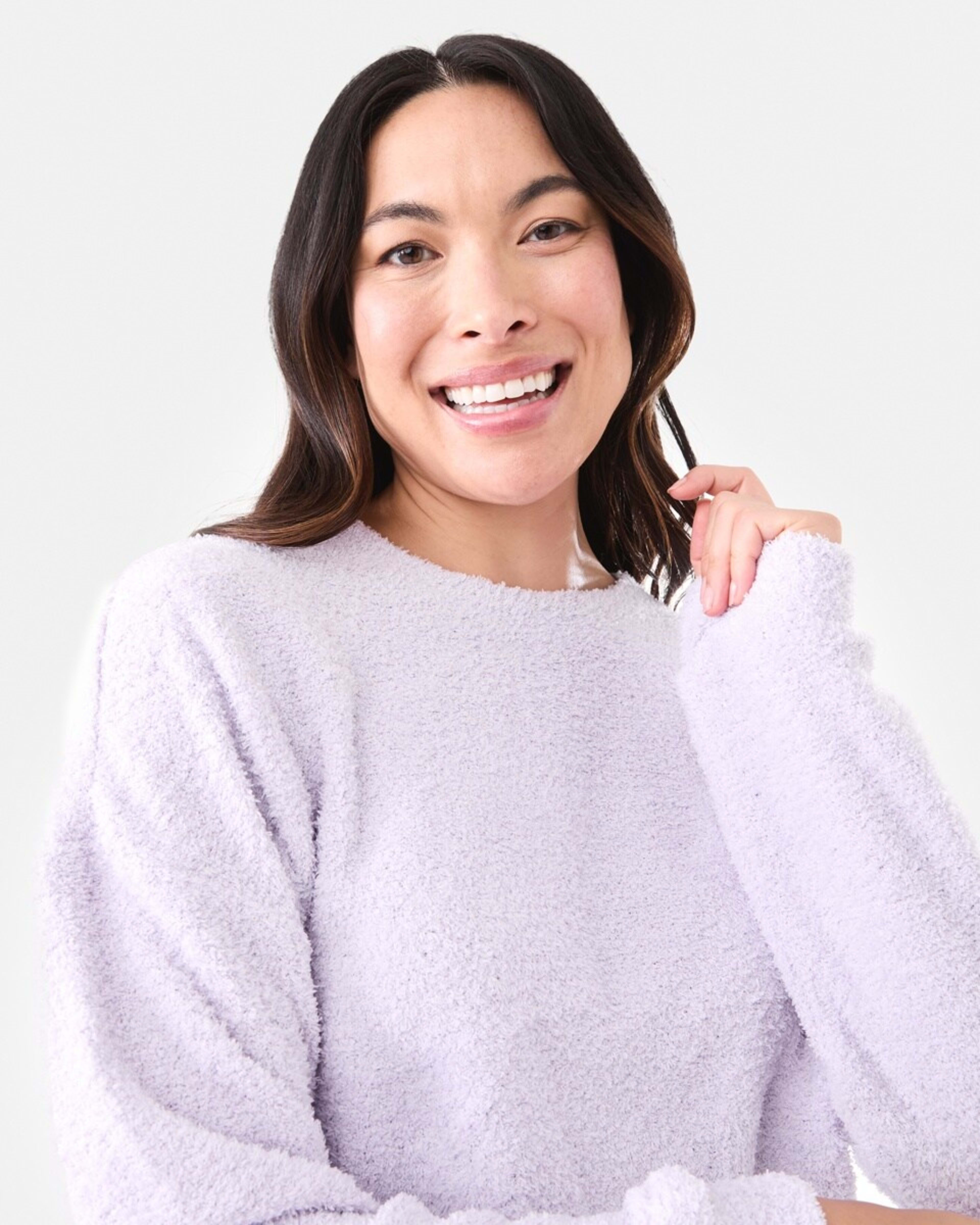 4 Long Sleeve Plush Fleece Top Lily Laven, 4 of 6