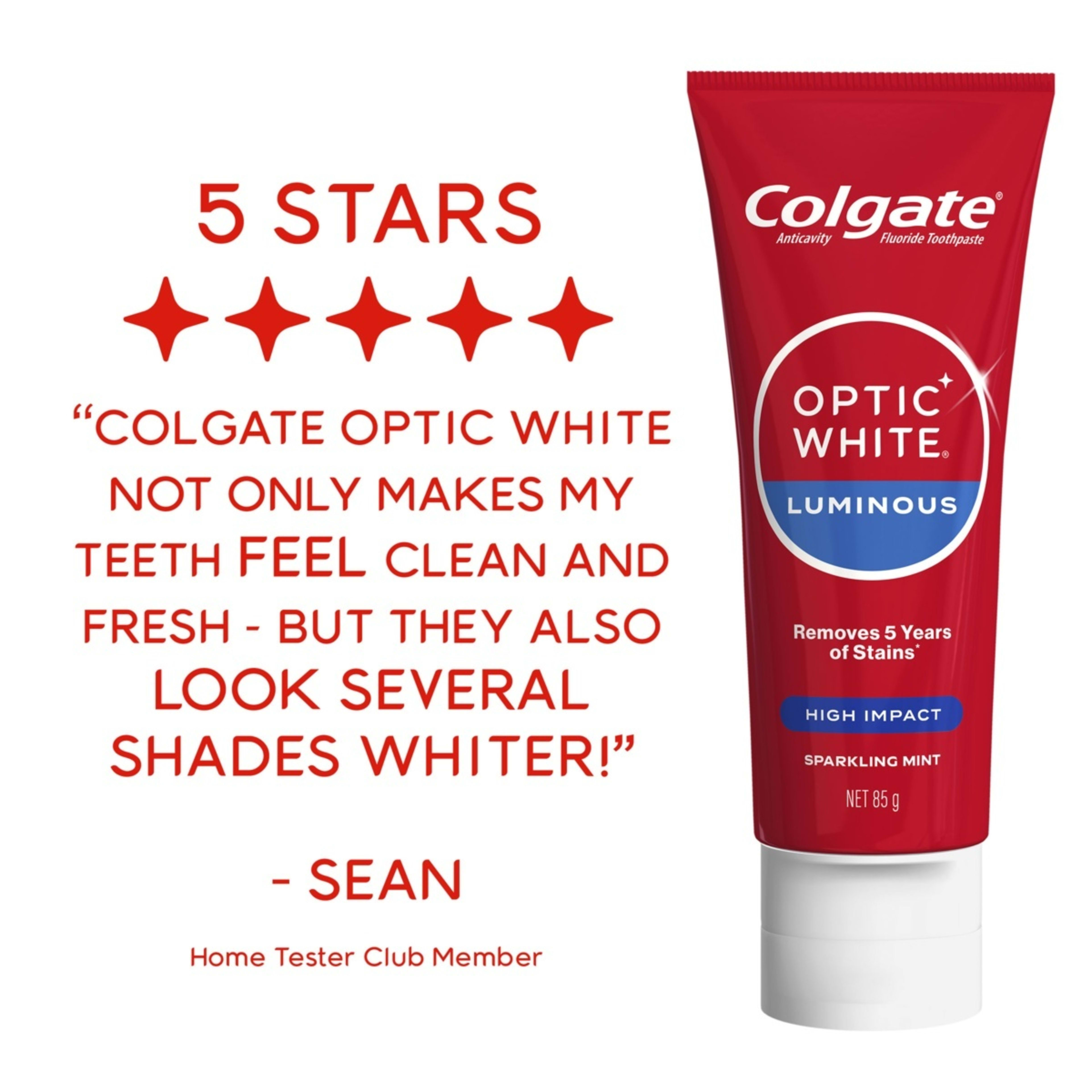 8 Colgate Optic White Expert High Impact Sparkling Mint Anti Cavity Fluoride Toothpaste, 8 of 10