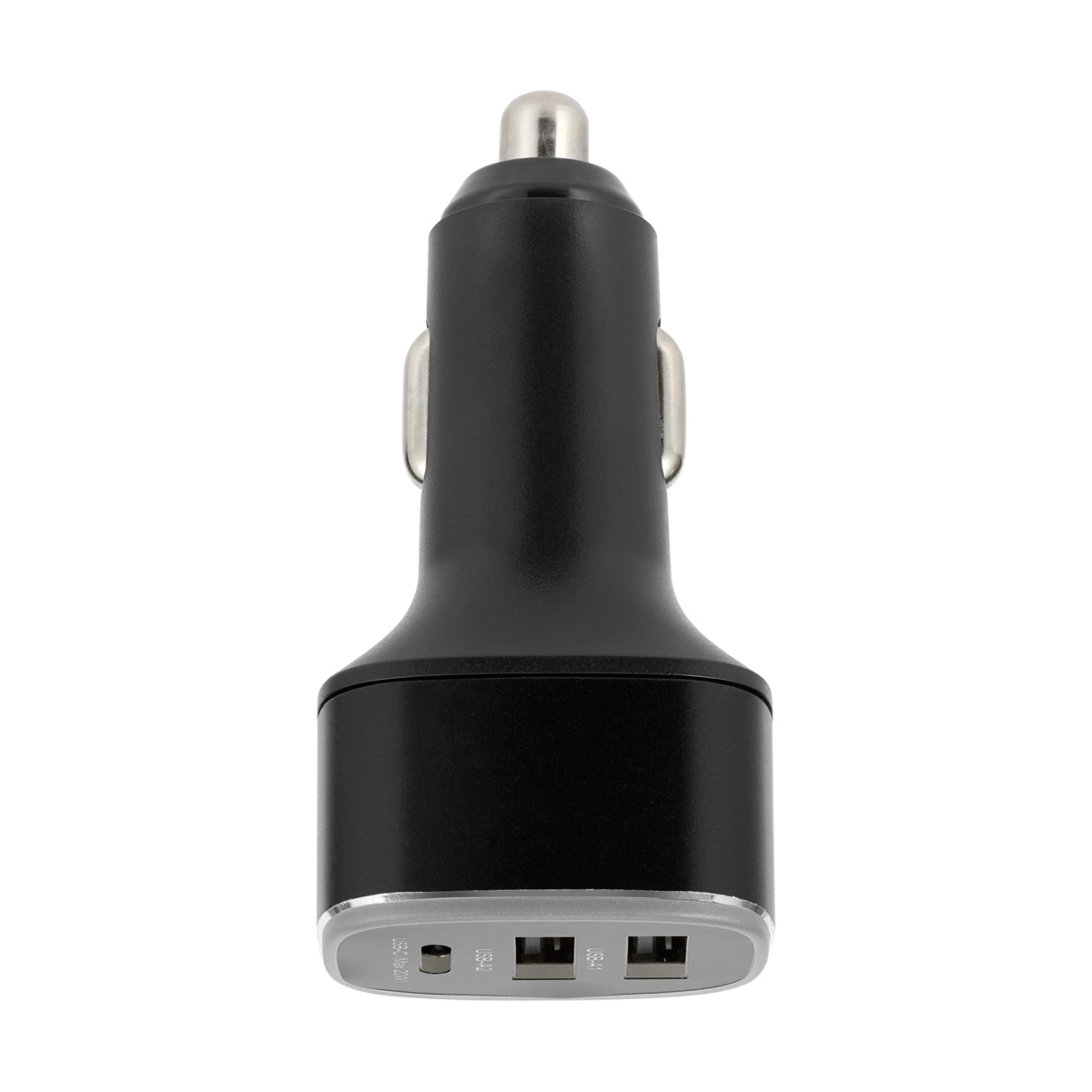 4 Car Charger with USB and USB-C - Black, 4 of 6