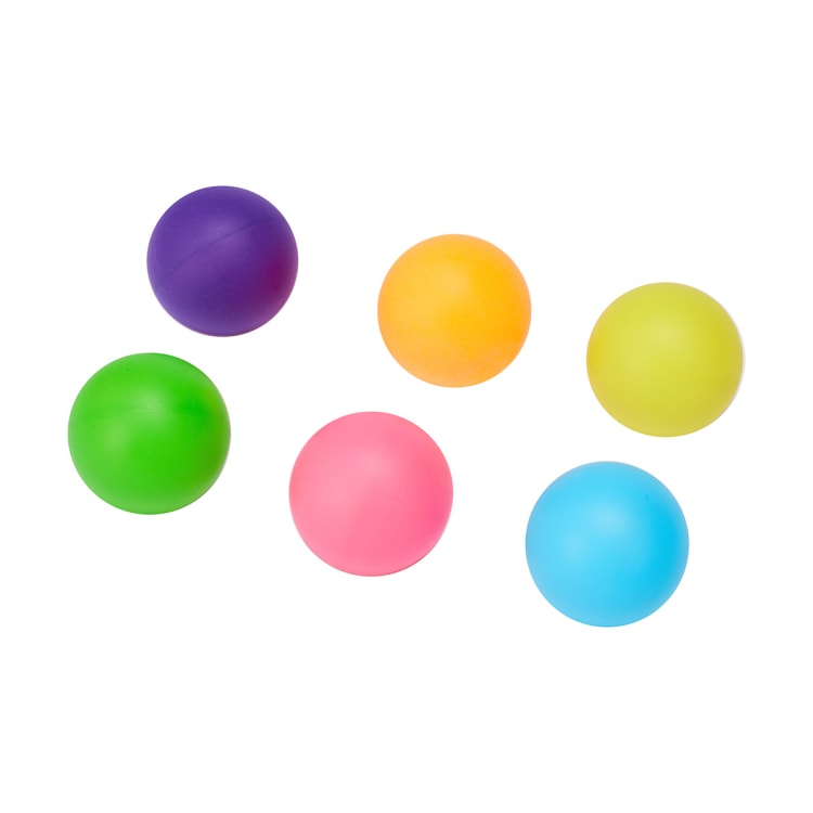 6 Pack Table Tennis Balls Bright Kmart