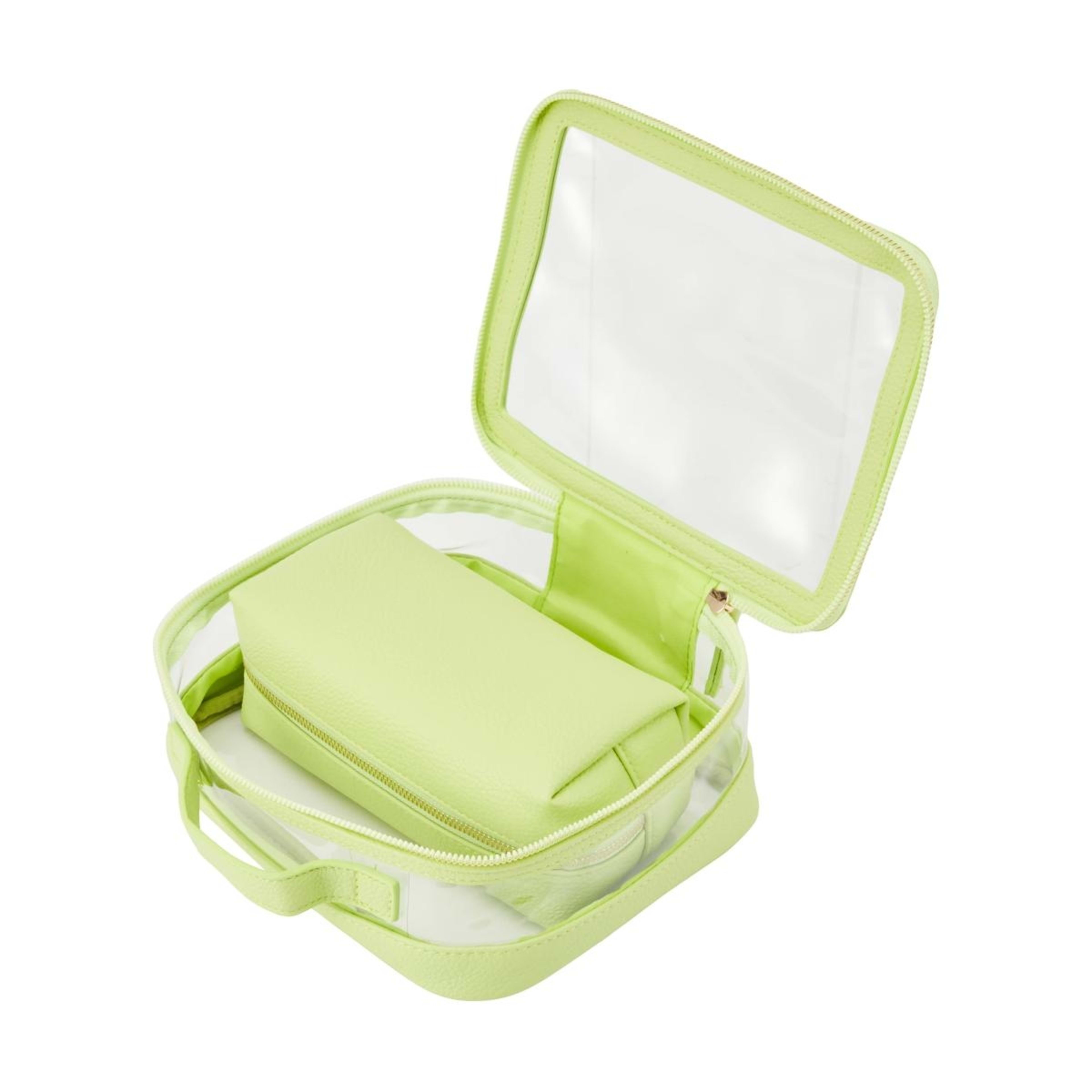 3 OXX Cosmetics 2 Piece Makeup Bag Set - Green, 3 of 5