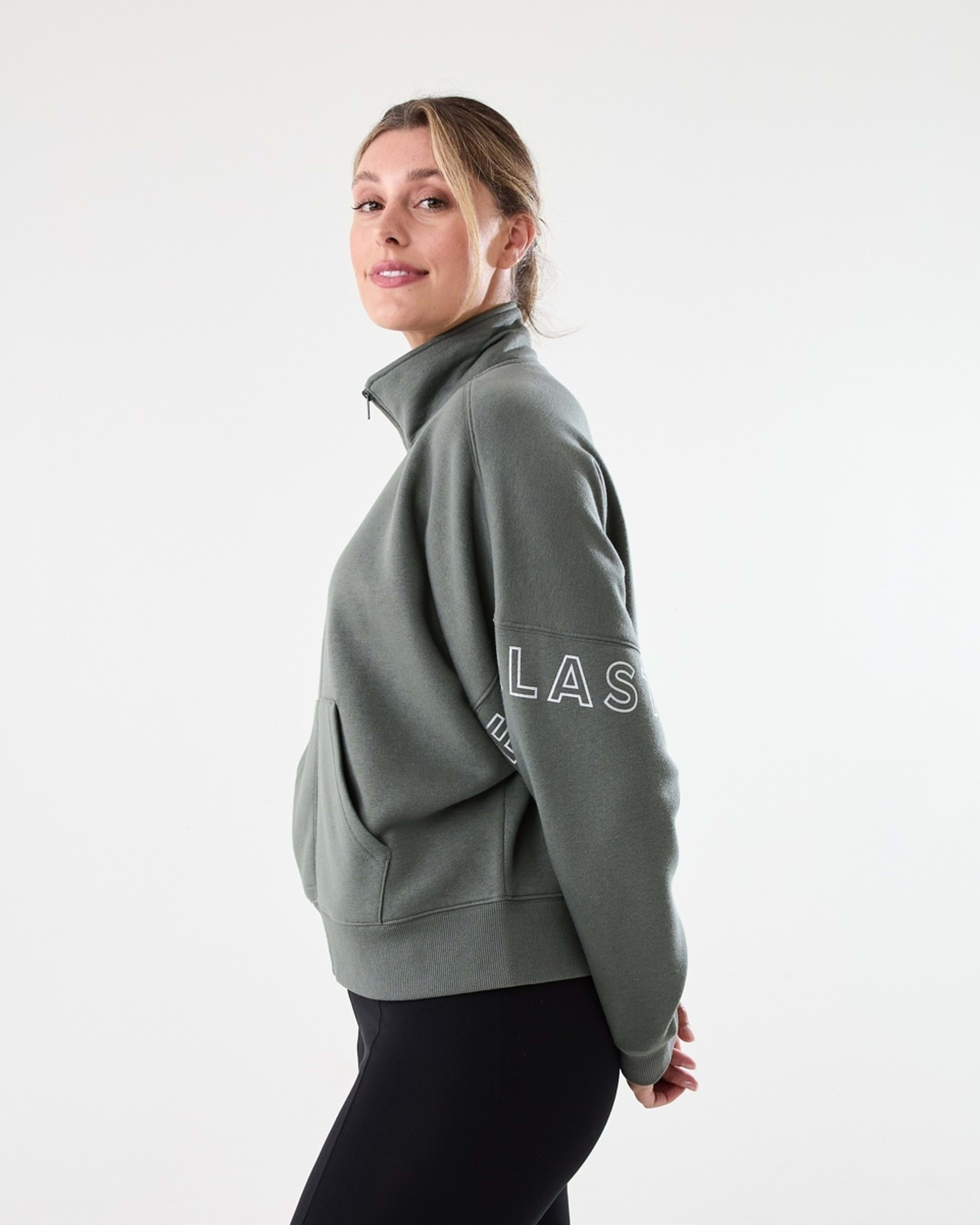 3 Everlast Womens Zip Through Sweatshirt Olive, 3 of 10
