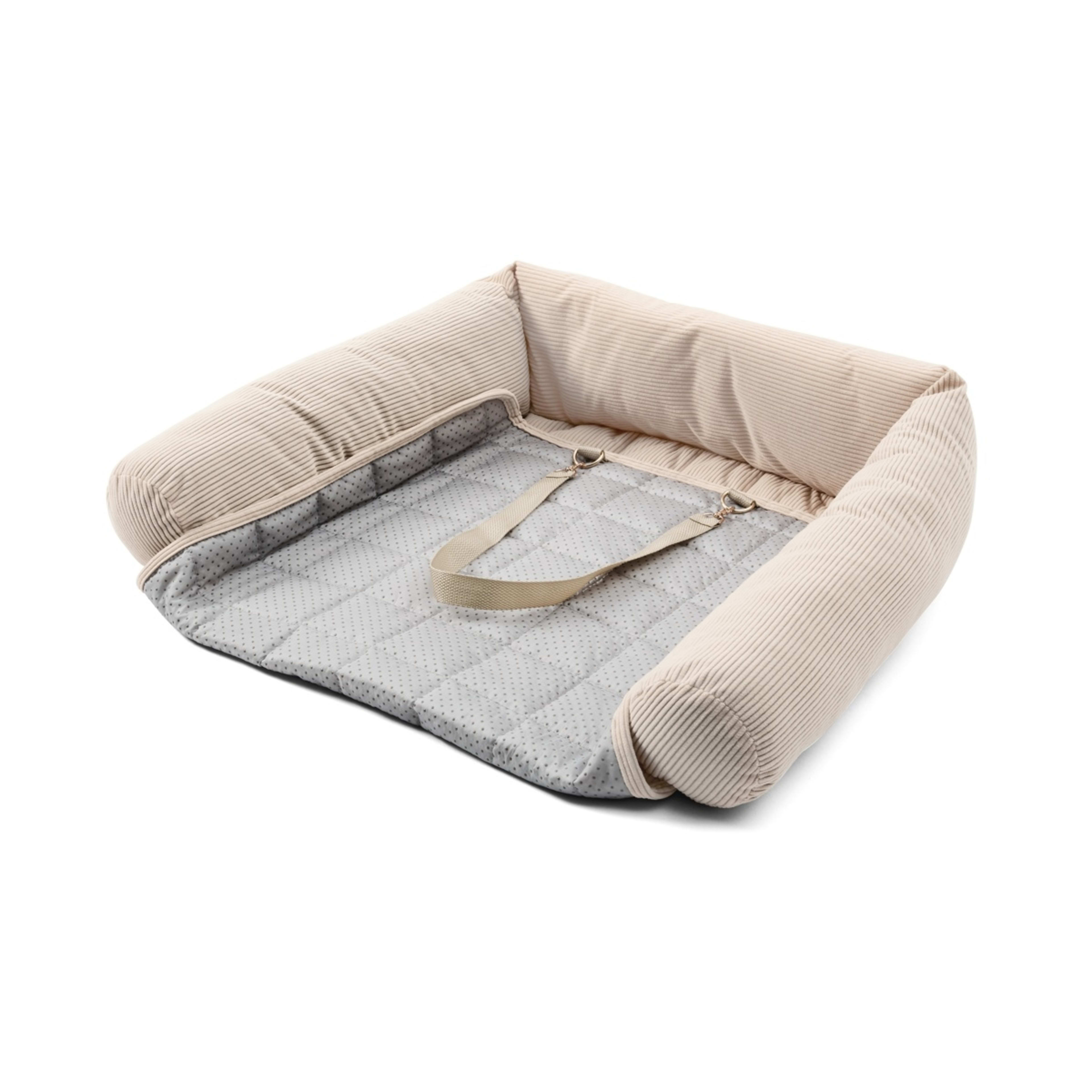 3 Pet Corduroy Couch Topper - Single Bed, Brown, 3 of 8