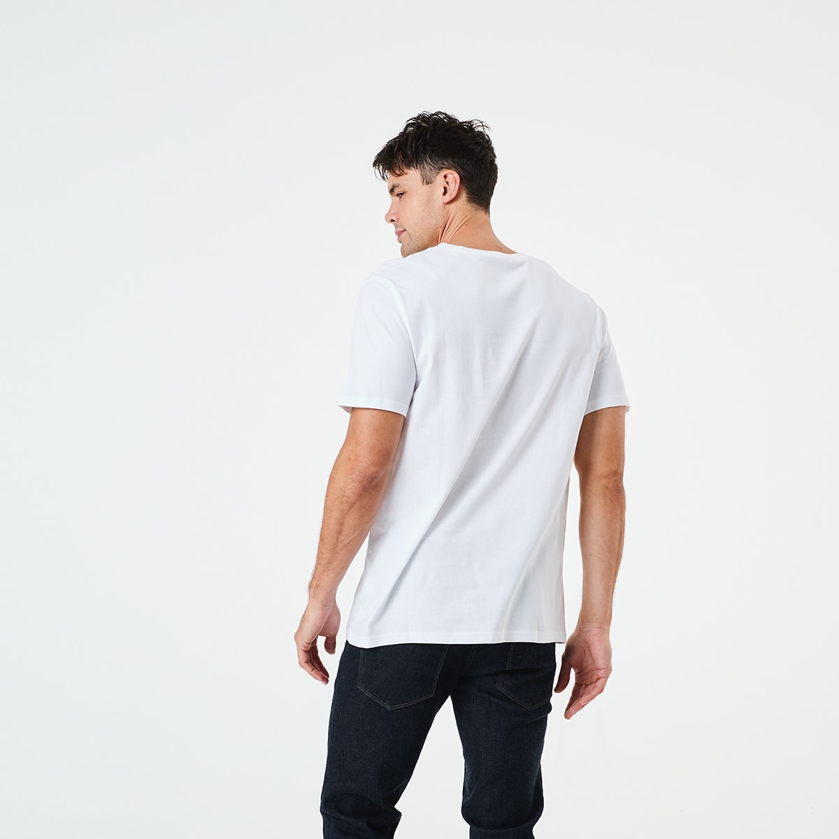 Australian Grown Cotton Crew Neck T-shirt - Kmart