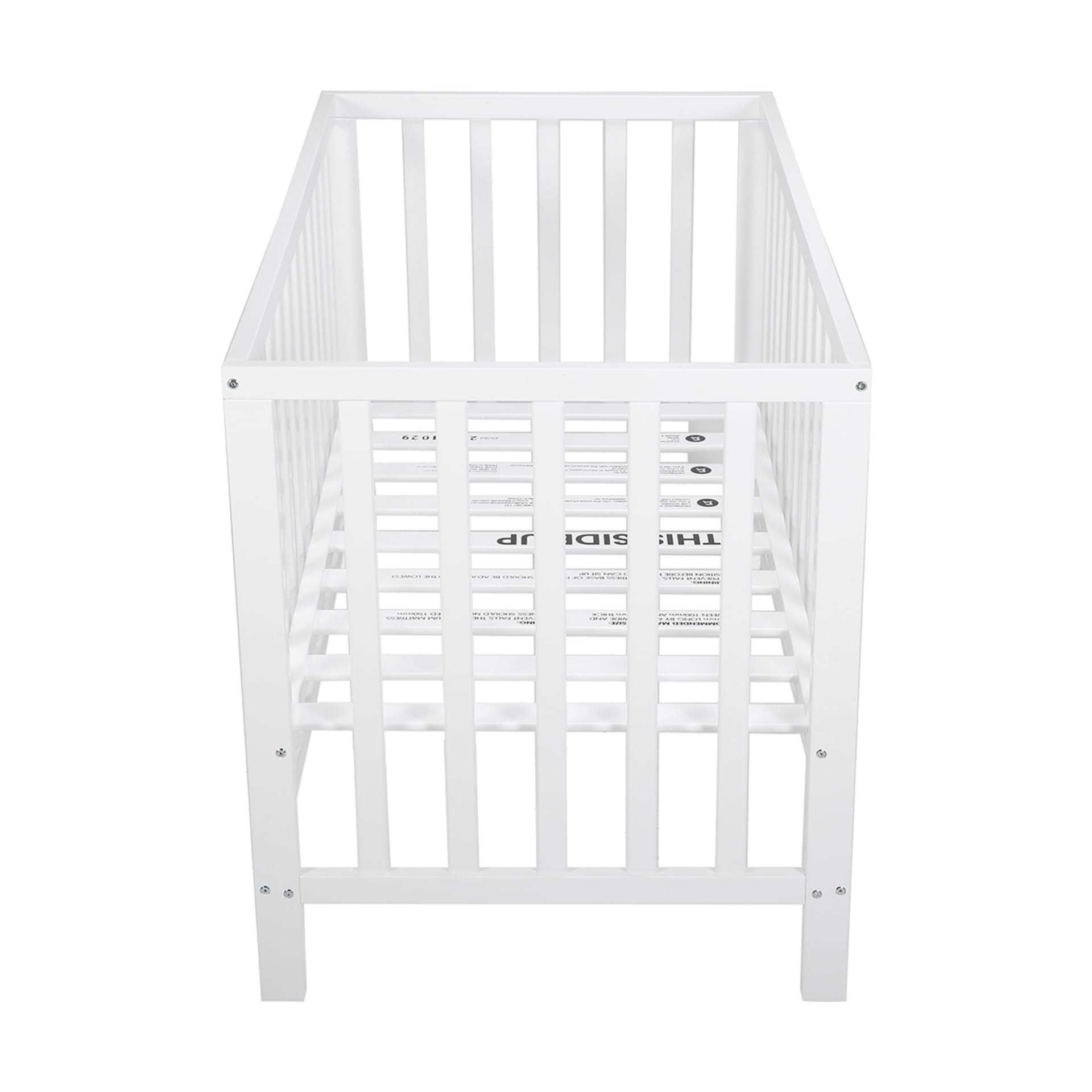 White Wooden Cot Kmart