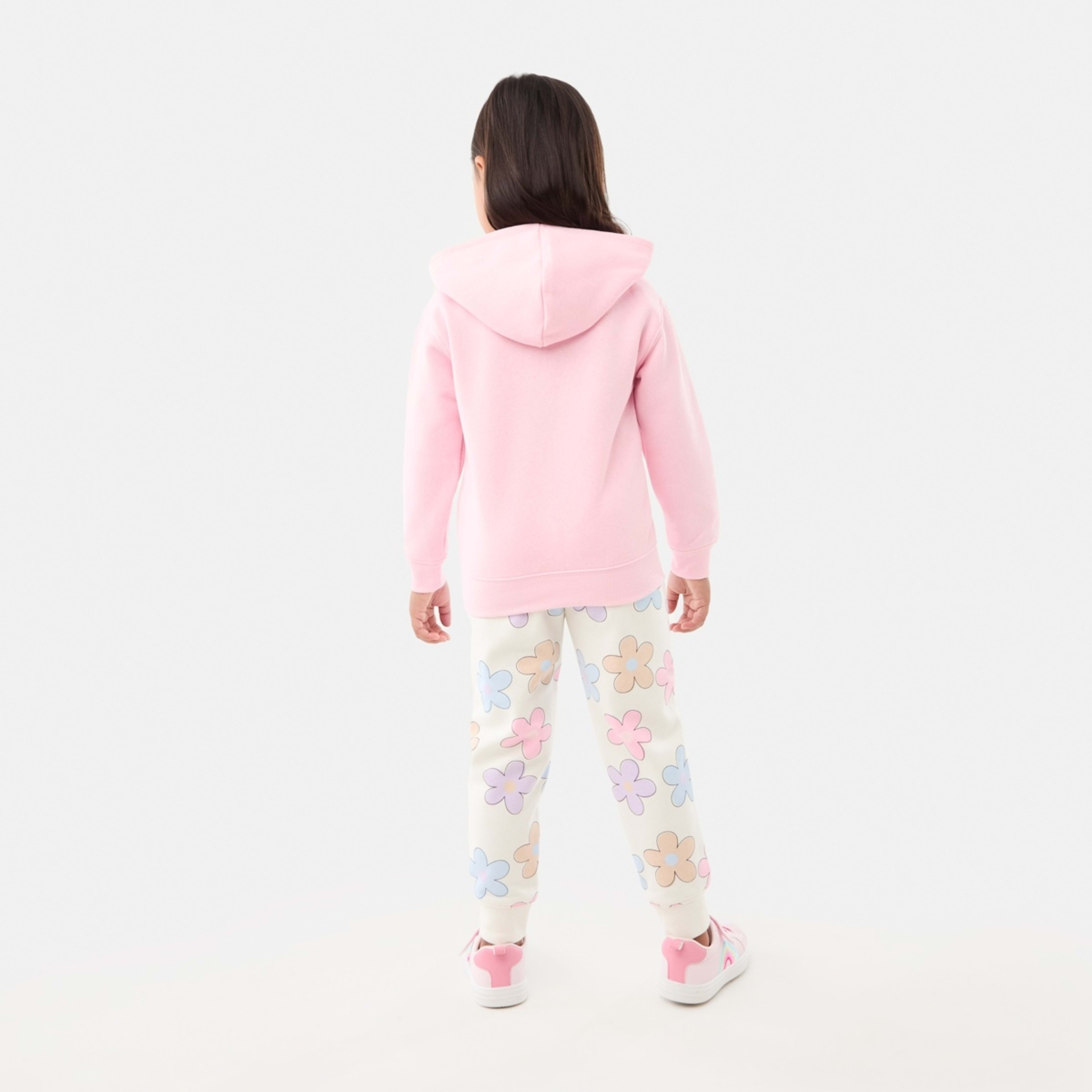 6 Printed Hoodie Blooming Florals Pearl Pink, 6 of 8