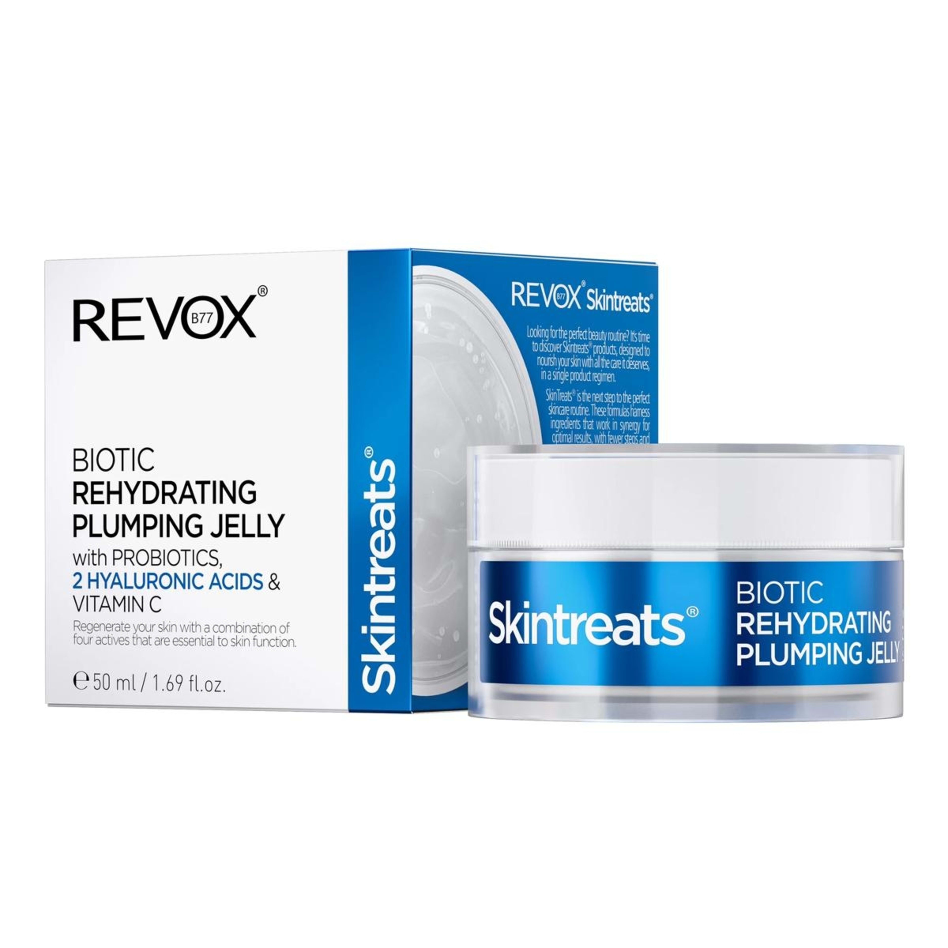 2 Revox B77 Skintreats Biotic Rehydrating Plumping Jelly 50ml - Probiotics, 2 Hyaluronic Acids and Vitamin C, 2 of 2