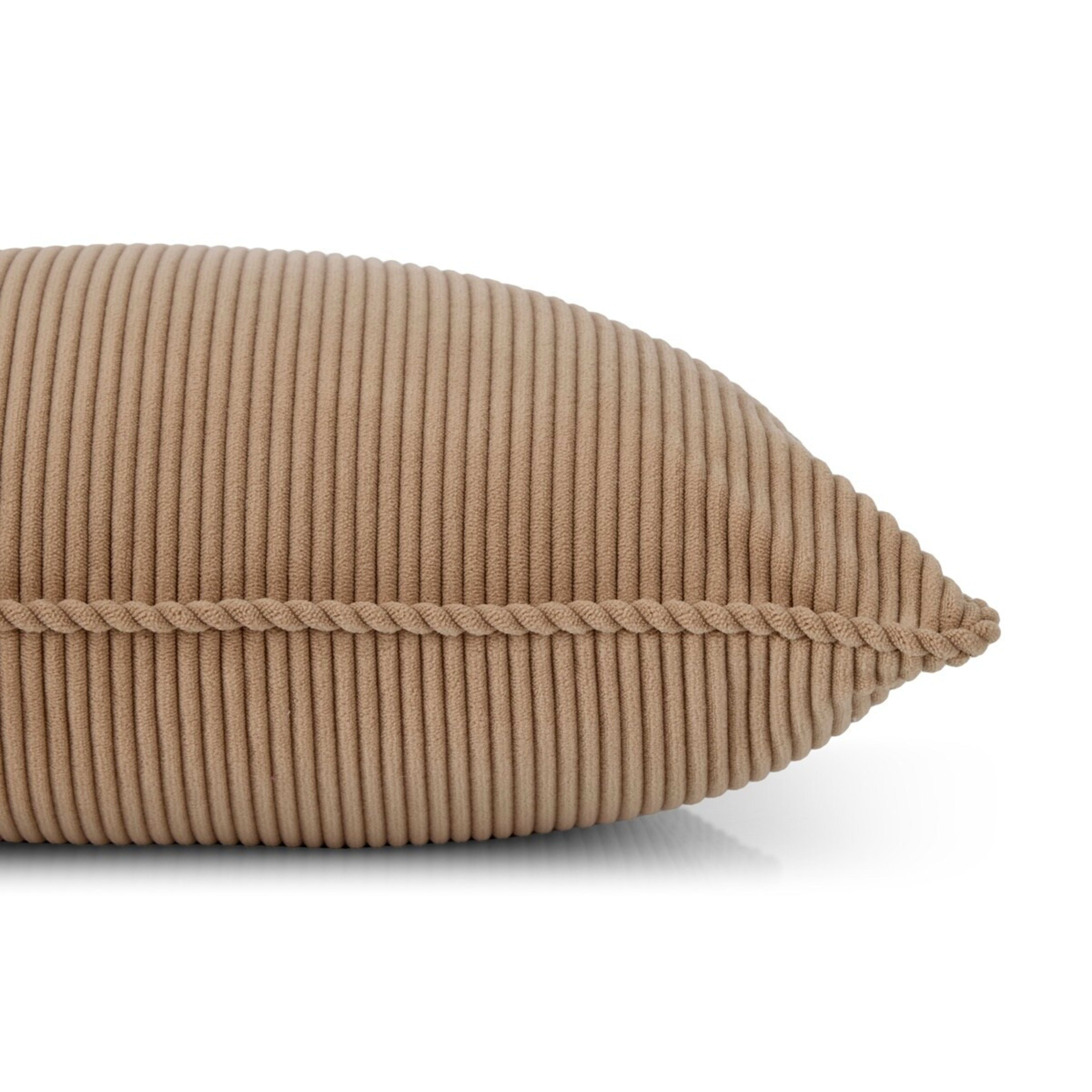 3 43cm Corduroy Cushion - Praline, 3 of 6