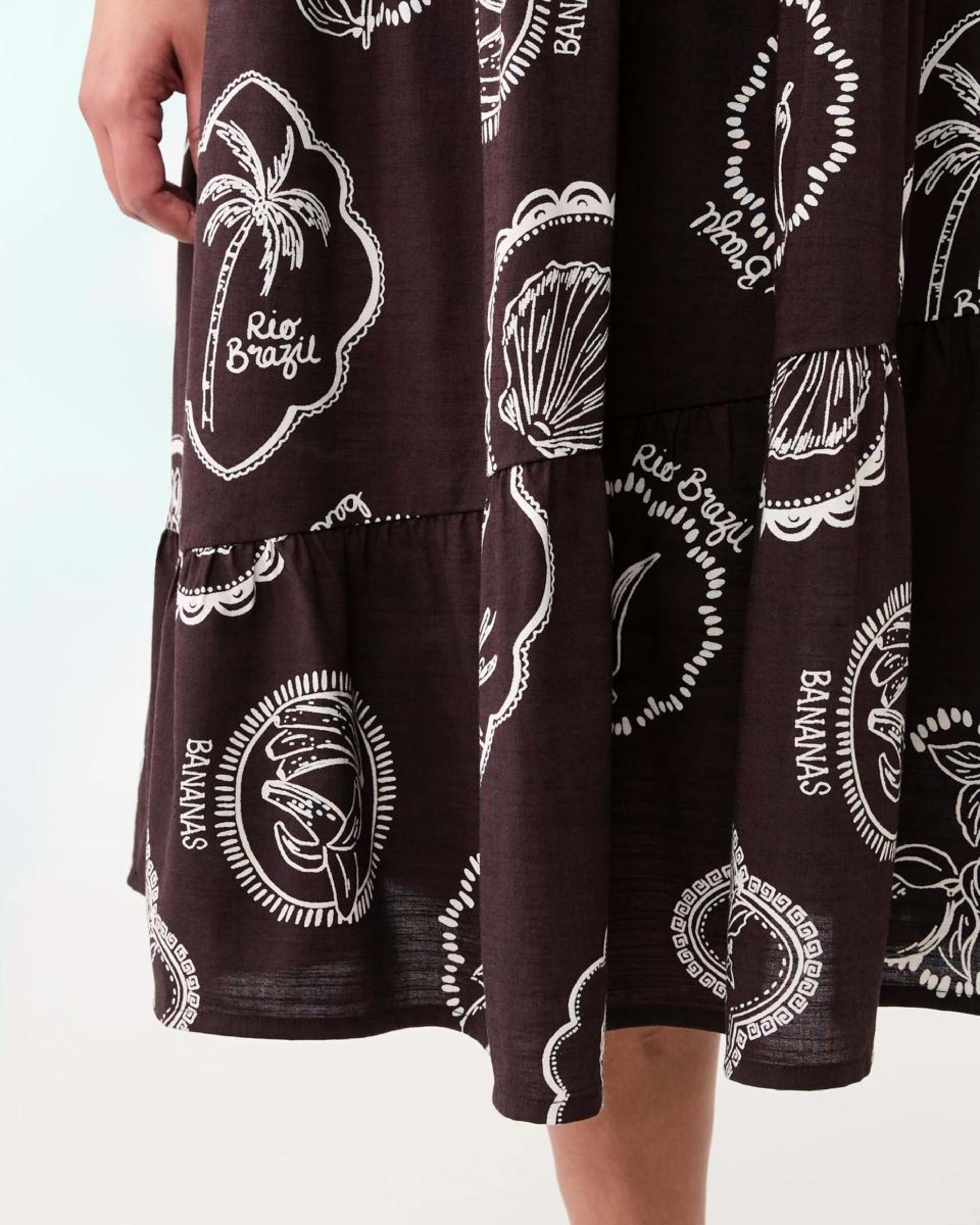 7 Curve Sleeveless Tiered Maxi Dress Sol Plum, 7 of 7