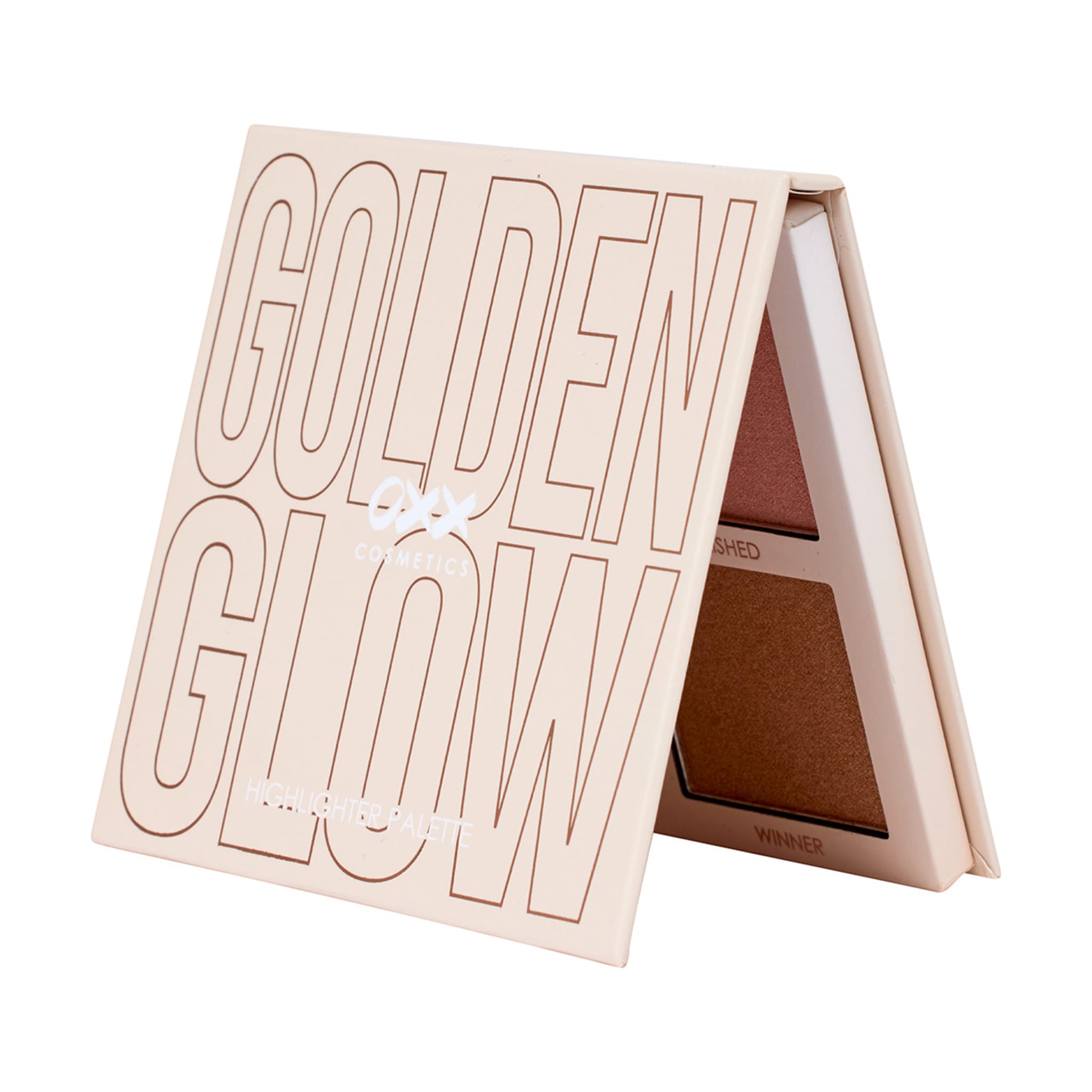 OXX Cosmetics 4 Shades Highlighter Palette Golden Glow Kmart