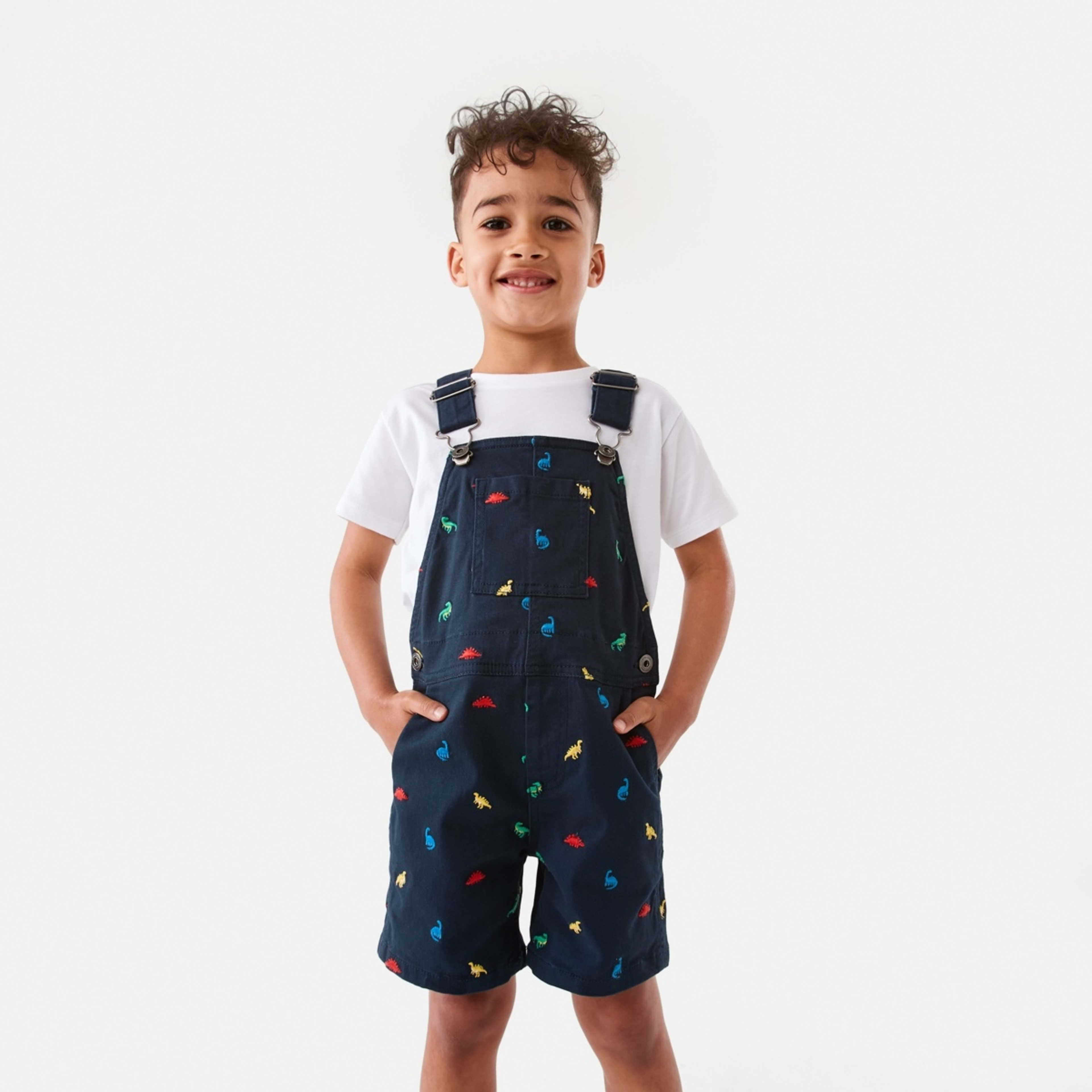 1 Overalls Dress Dino, 1 of 10