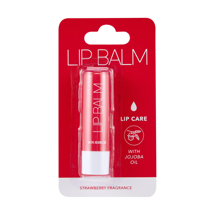Lip Balm Jojoba Oil, Strawberry Fragrance Kmart