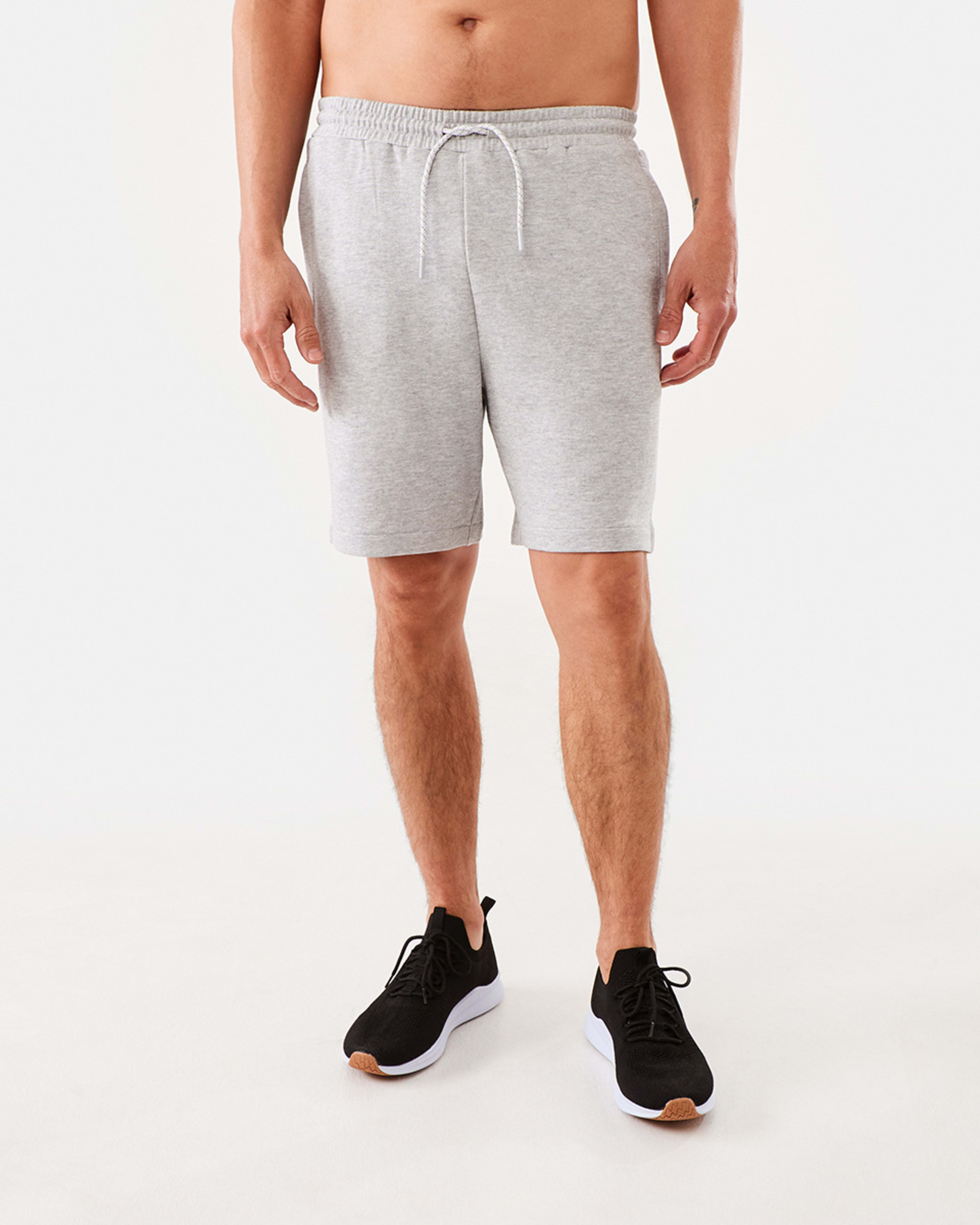 7 Active Mens Terry Shorts Grey Marl, 7 of 7