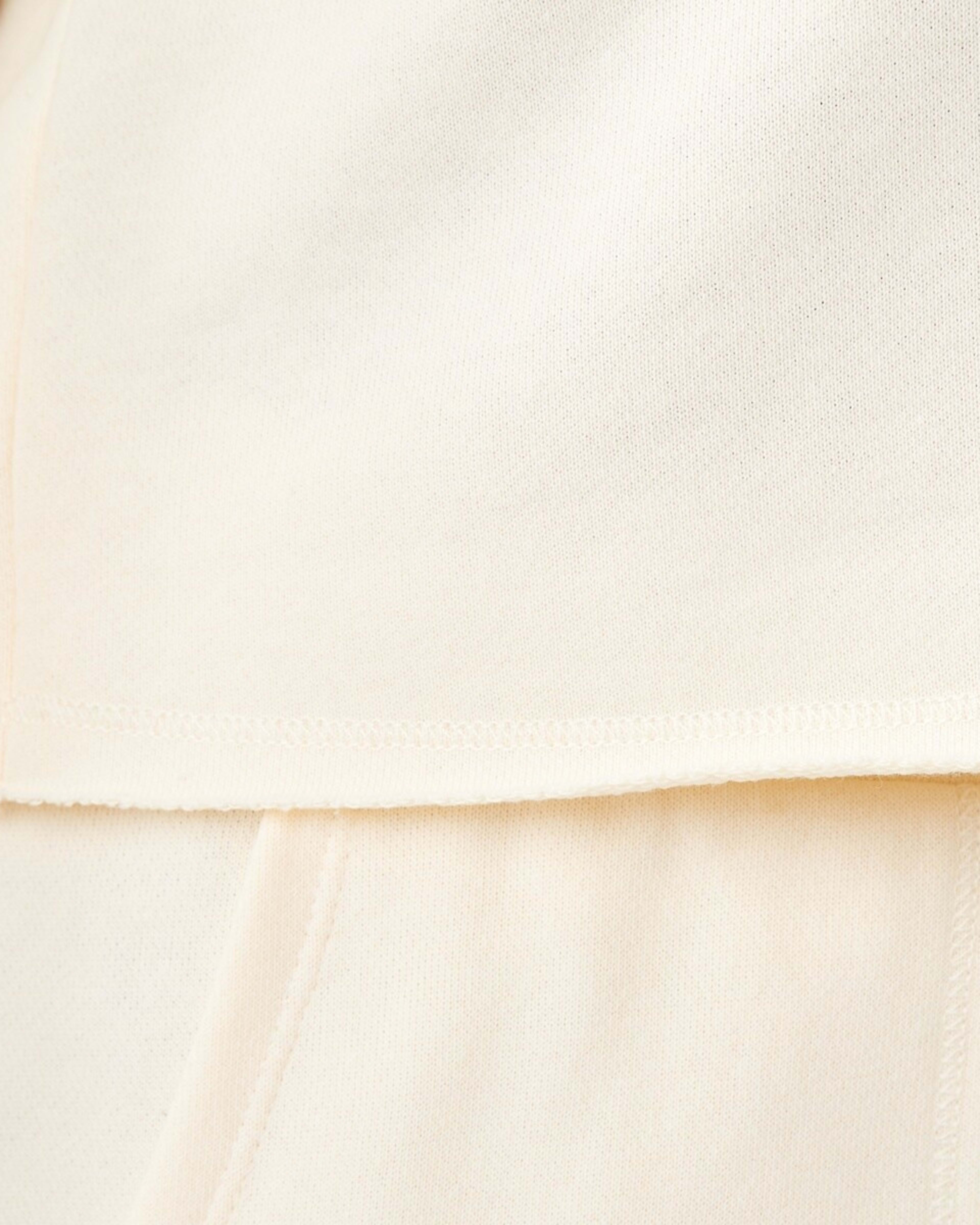 6 Raw Hem Cropped Sweatshirt Soft Lemon, 6 of 6
