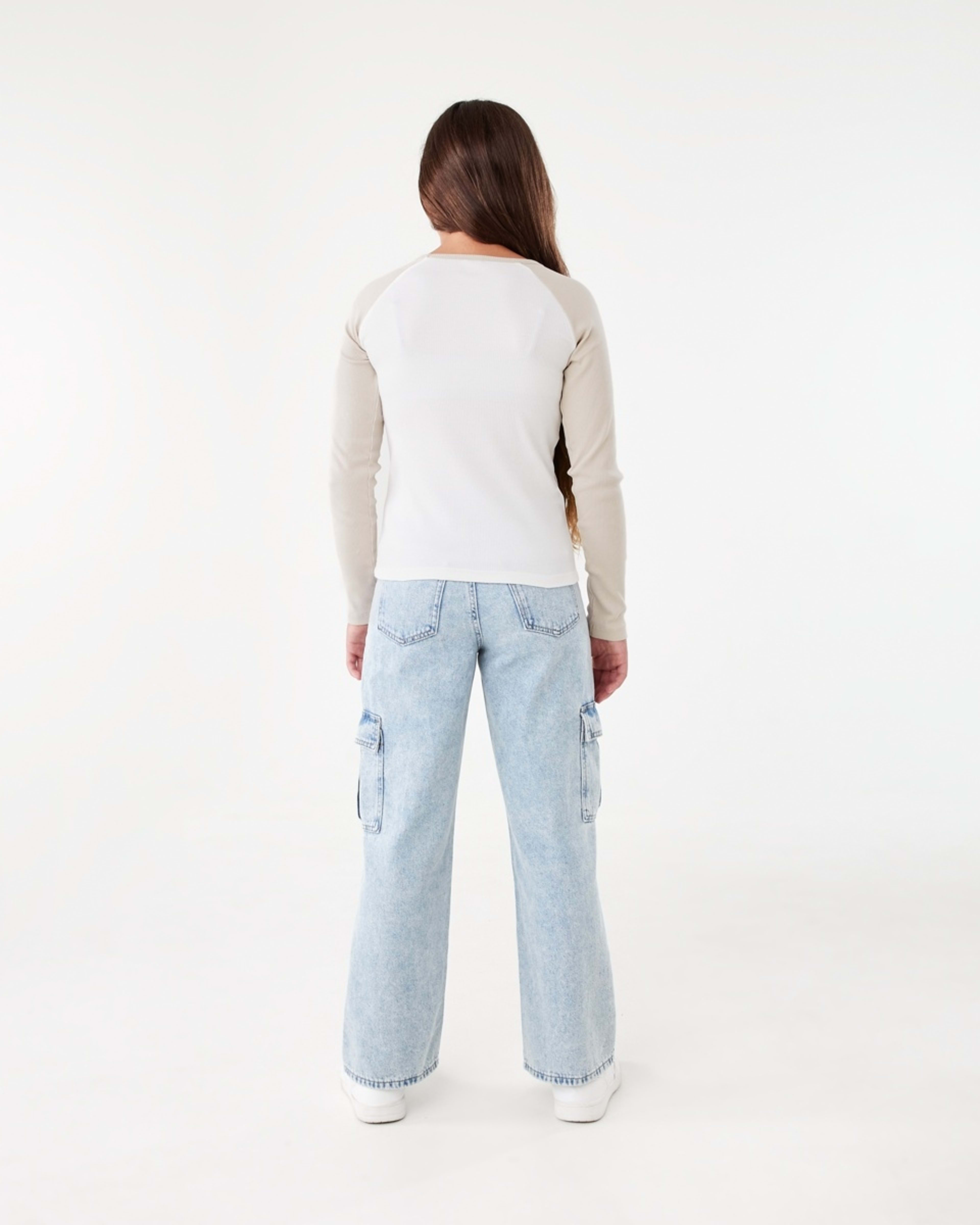 6 Long Sleeve Raglan T-shirt Bge Star, 6 of 8