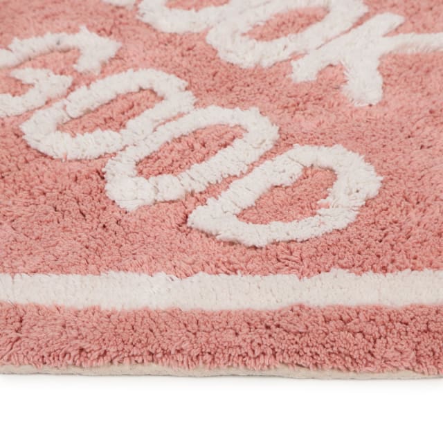 Heart Bath Mat Pink Kmart