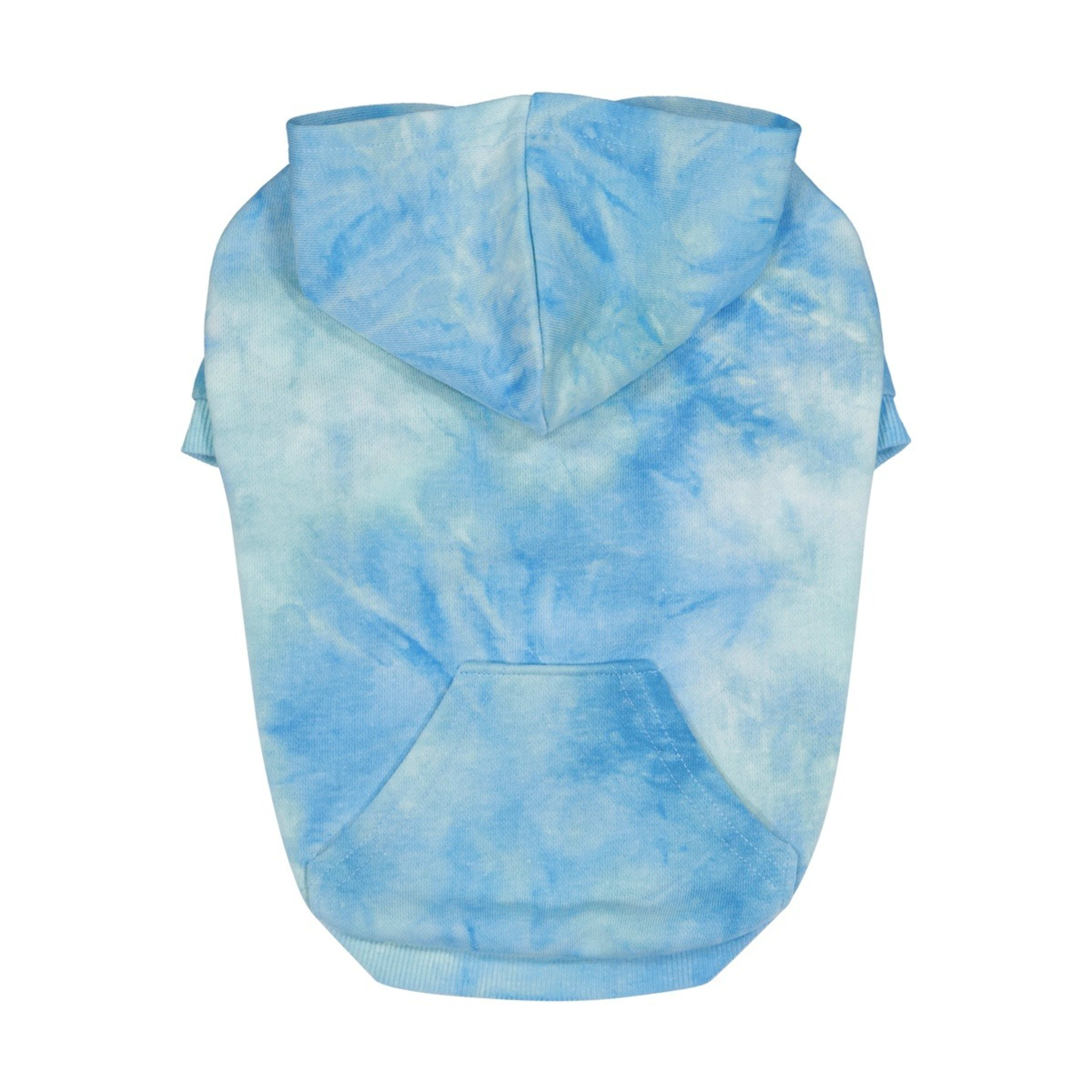 5 Pet Hoodie Tie-Dye - Medium, Blue, 5 of 10