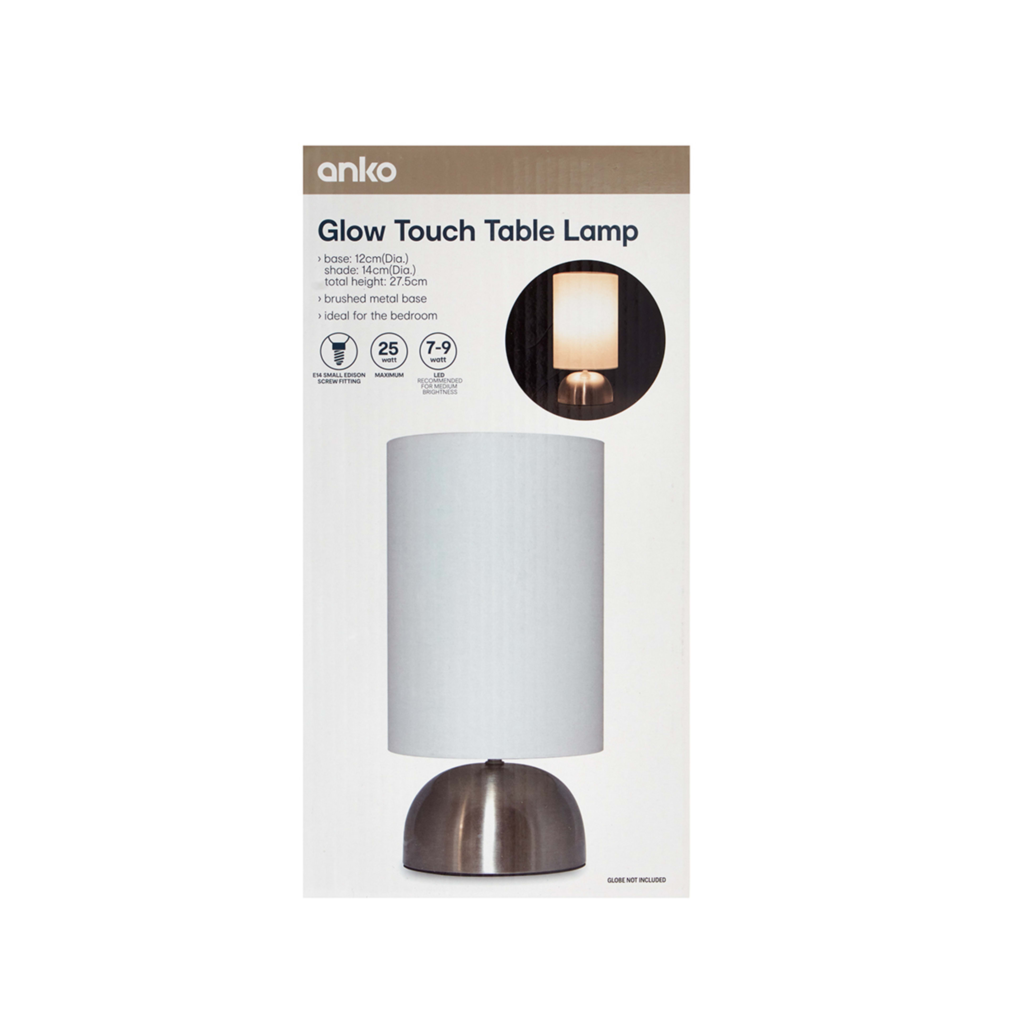 Glow Touch Table Lamp - Kmart