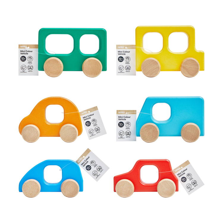 Mini Colour Vehicle - Assorted - Kmart