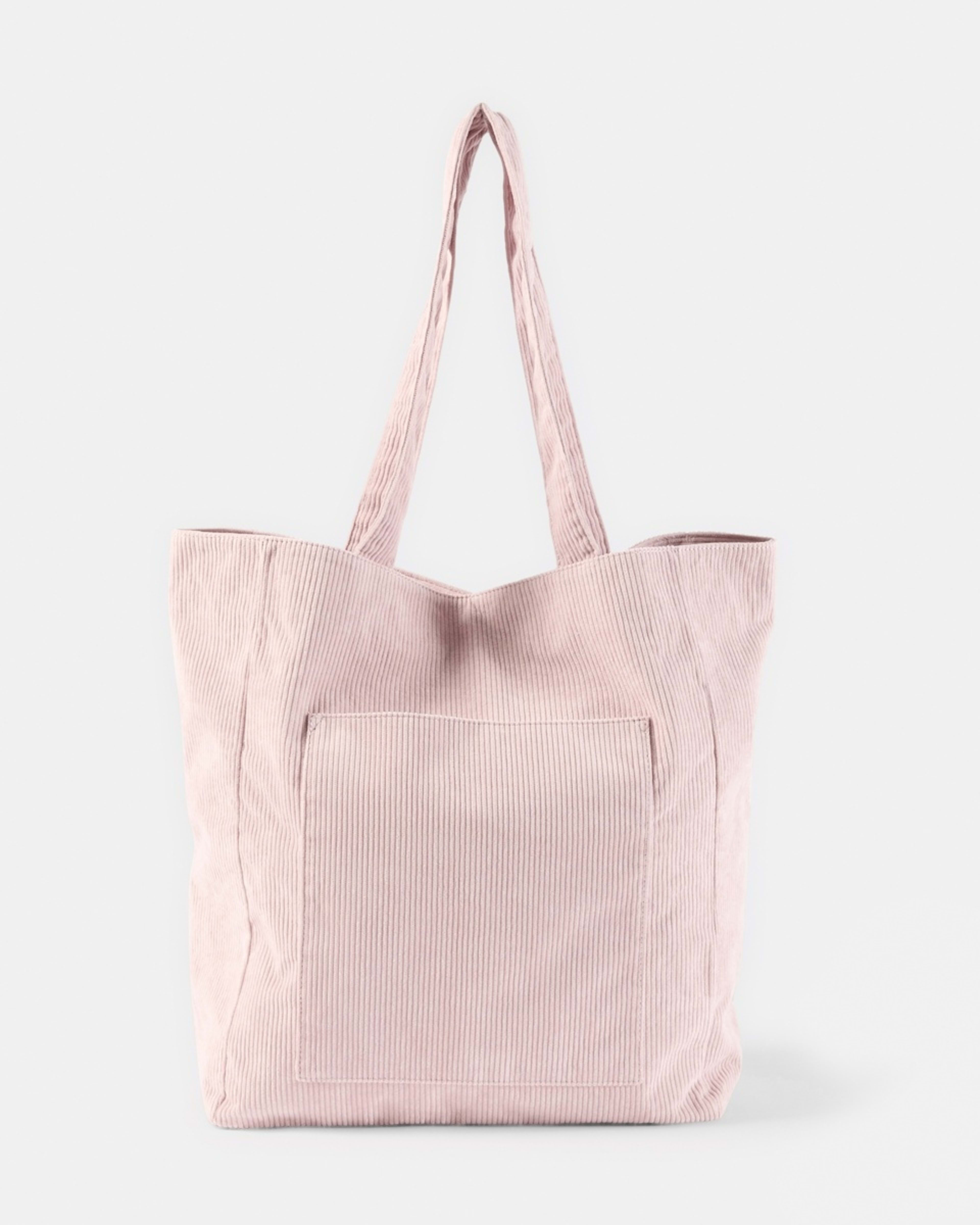 1 Corduroy Tote Bag Rose Pink