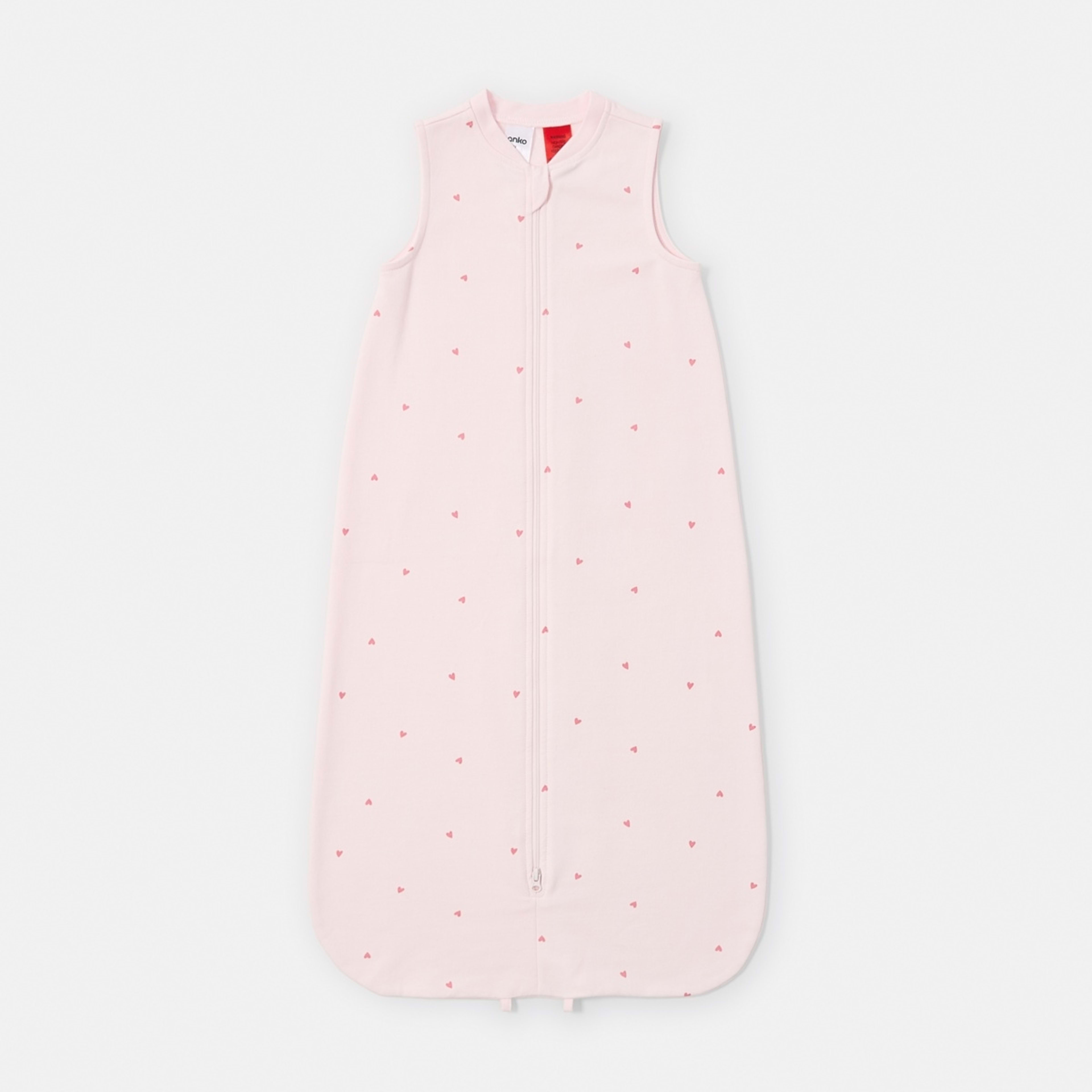 1 Lightweight Sleeping Bag Small Little Hearts Fare Pink, 1 of 4