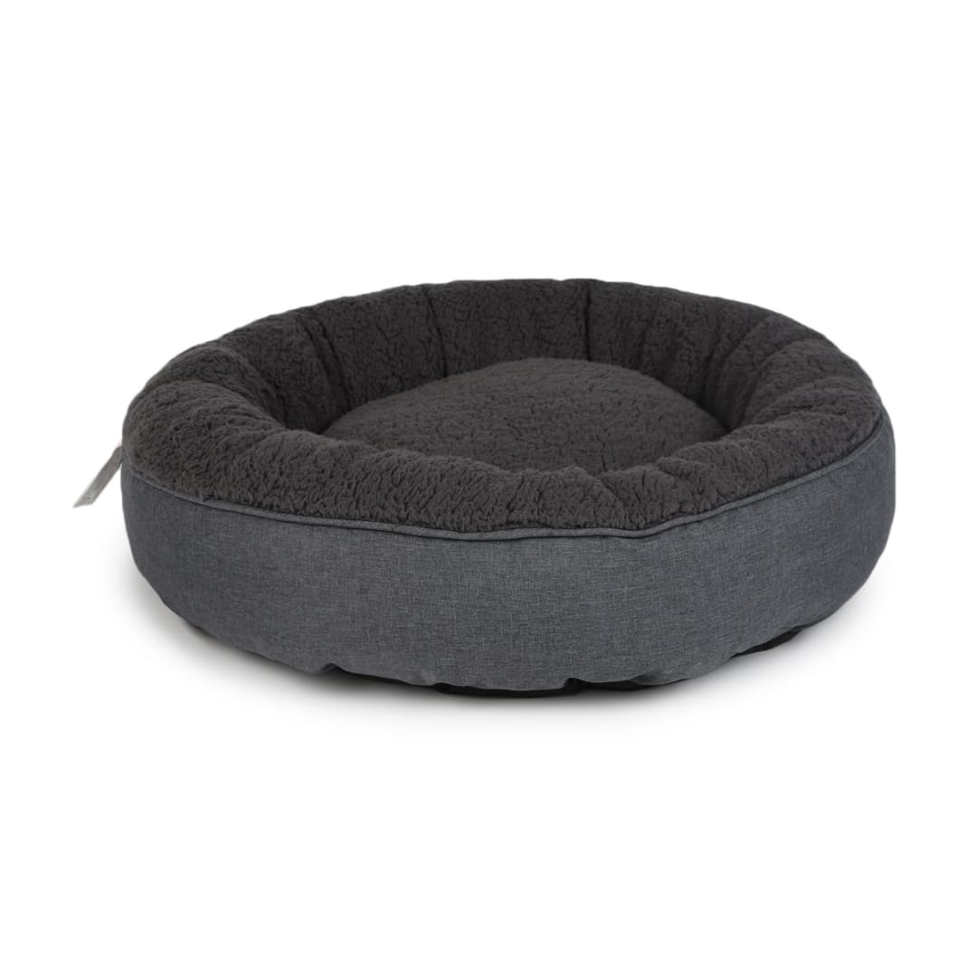 Pet Bed Round Plush - Medium - Kmart